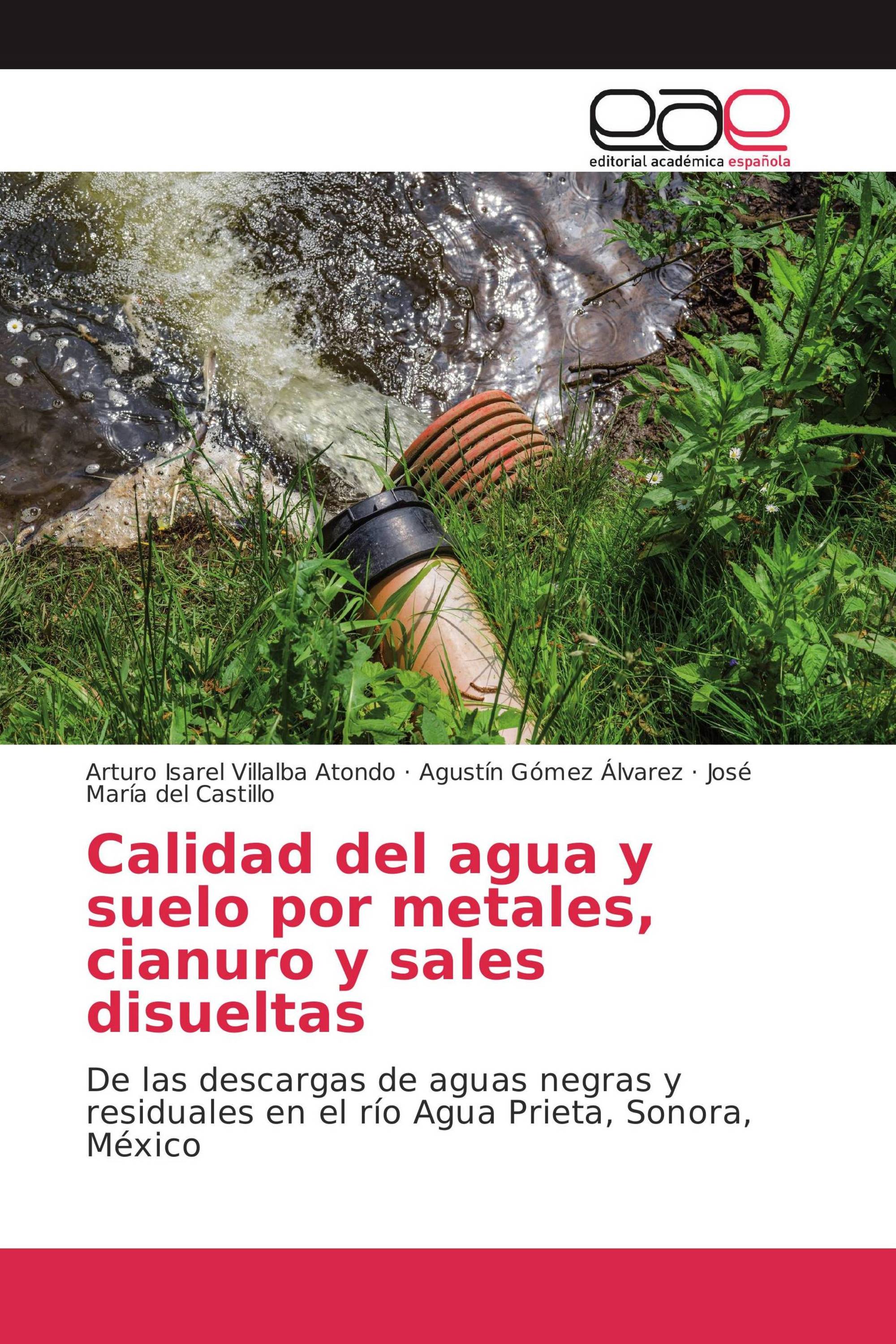 Calidad del agua y suelo por metales, cianuro y sales disueltas