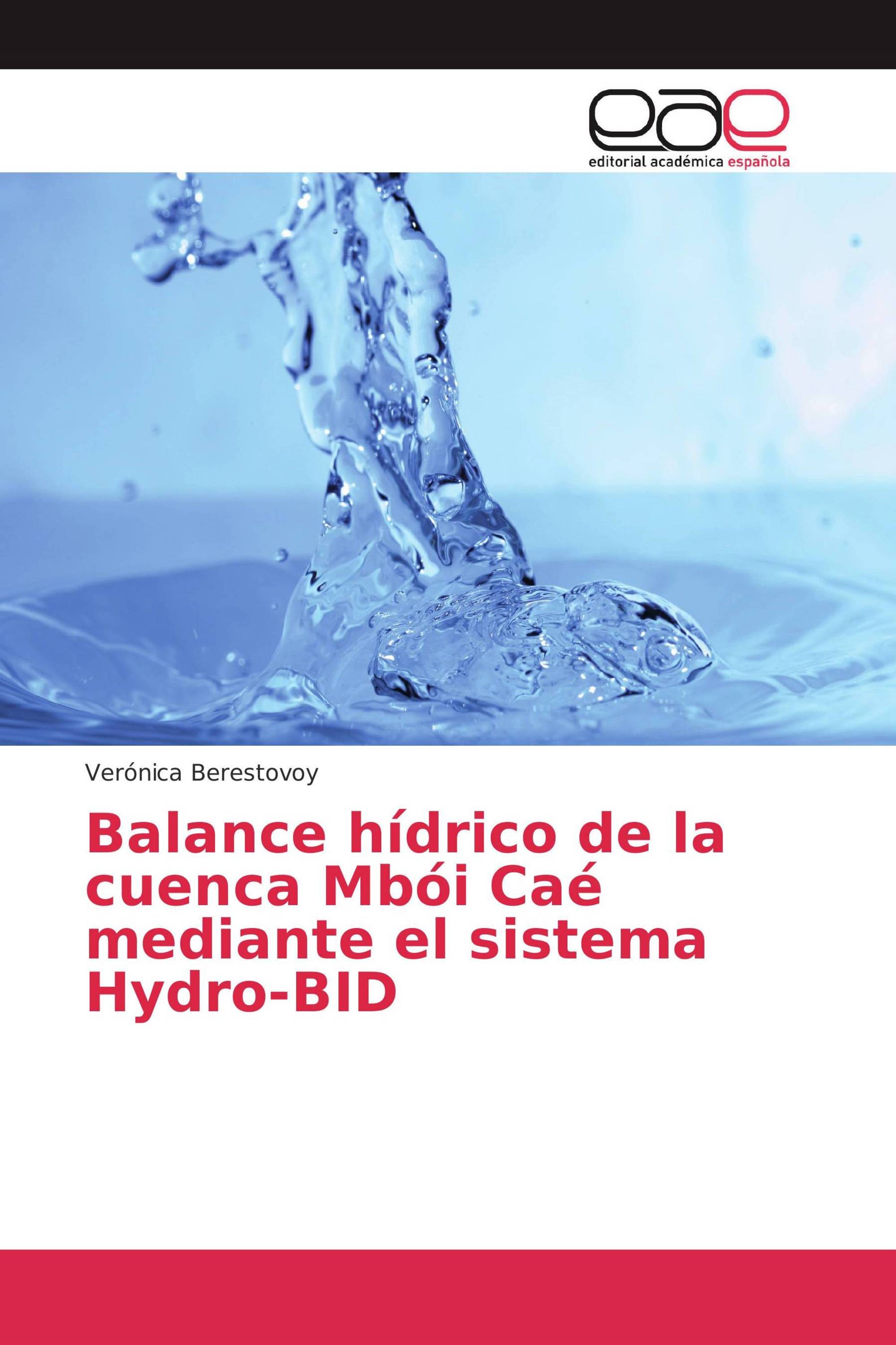 Balance hídrico de la cuenca Mbói Caé mediante el sistema Hydro-BID