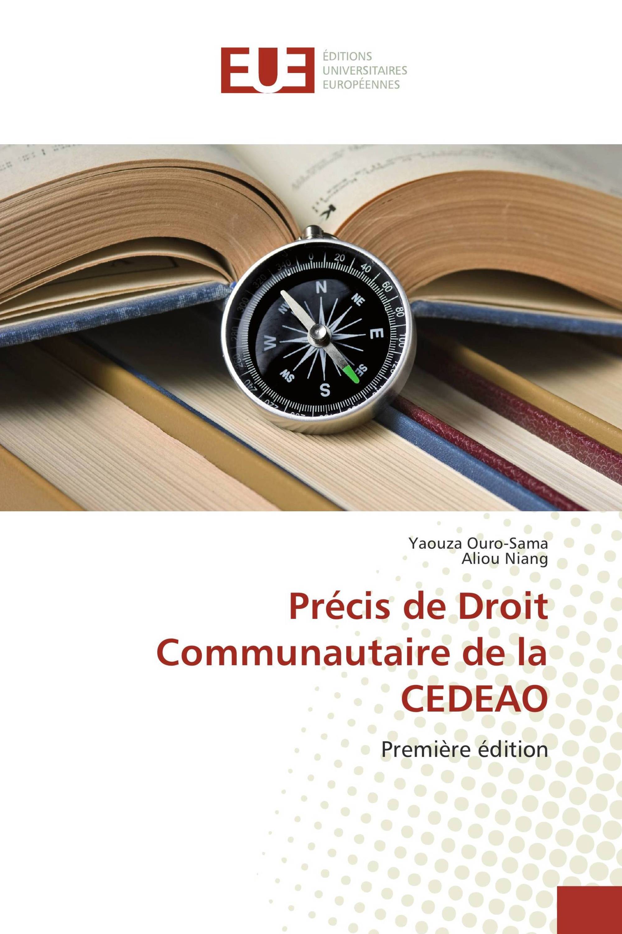 Précis de Droit Communautaire de la CEDEAO