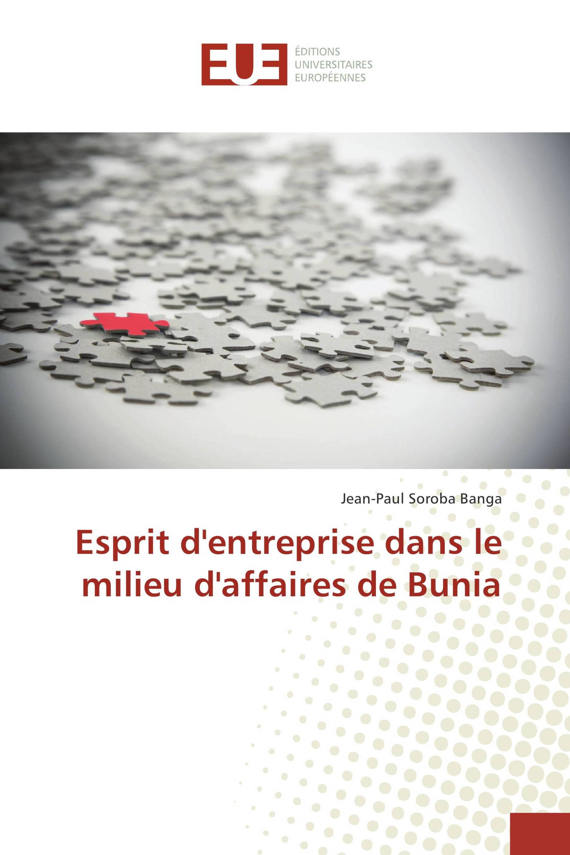 Esprit d'entreprise dans le milieu d'affaires de Bunia