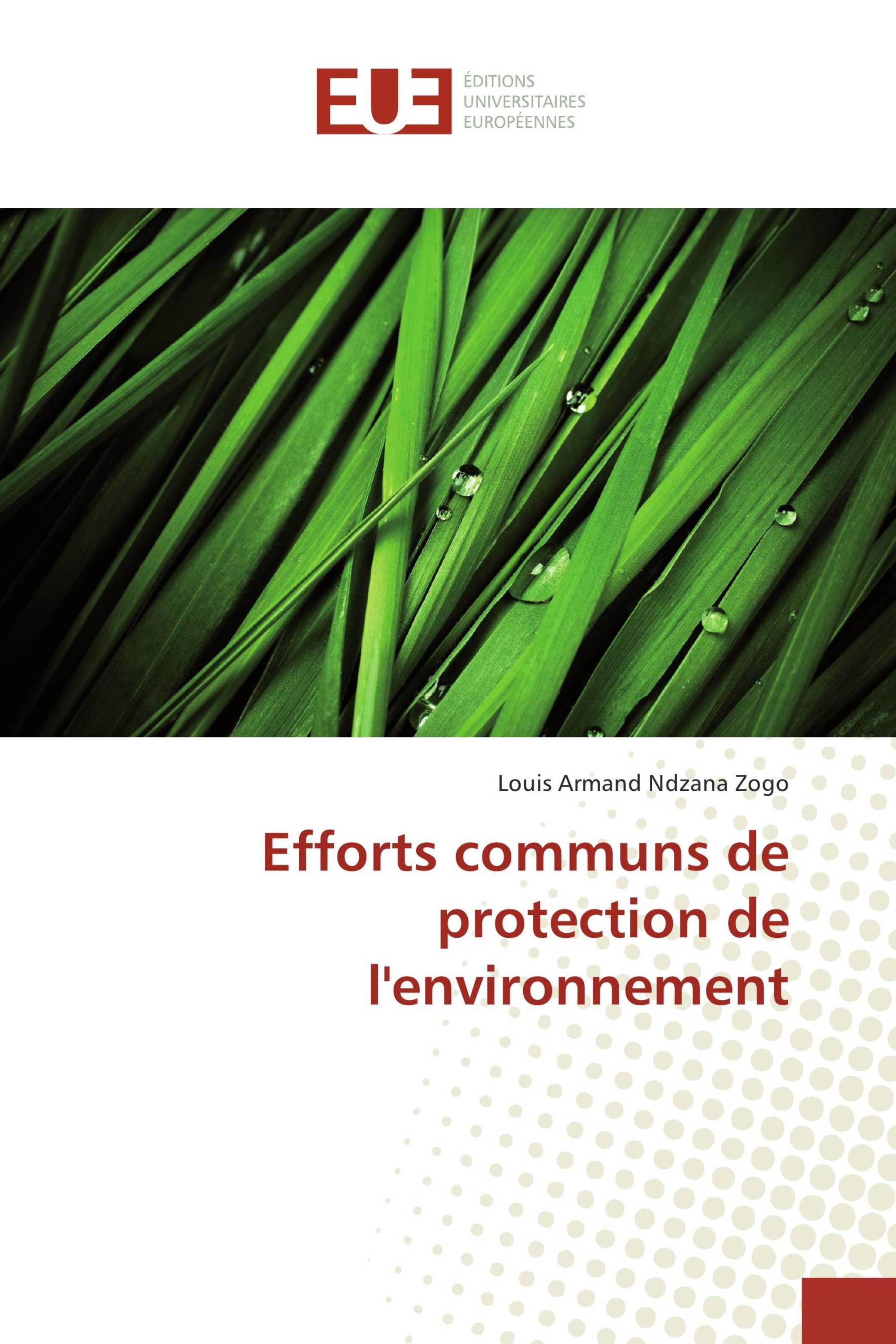 Efforts communs de protection de l'environnement