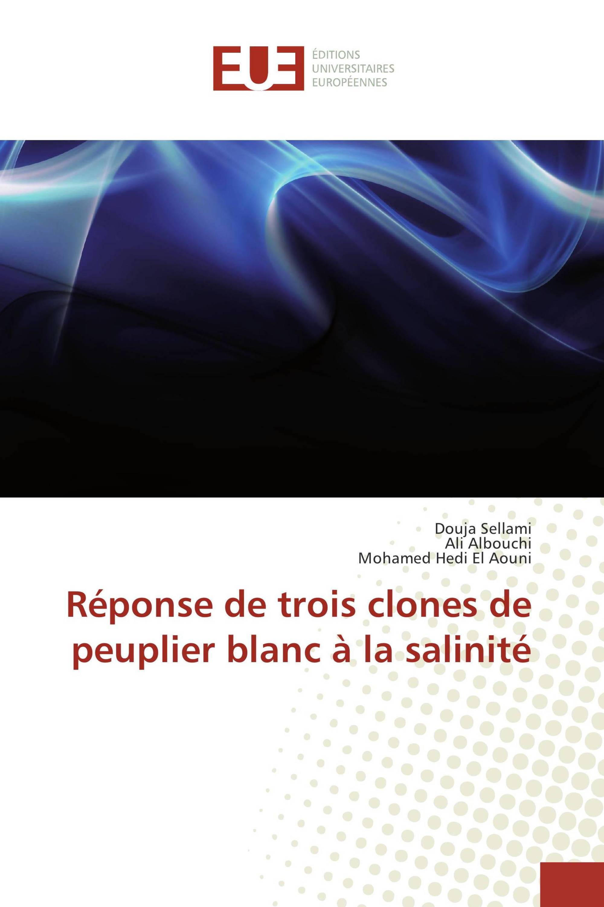 Réponse de trois clones de peuplier blanc à la salinité