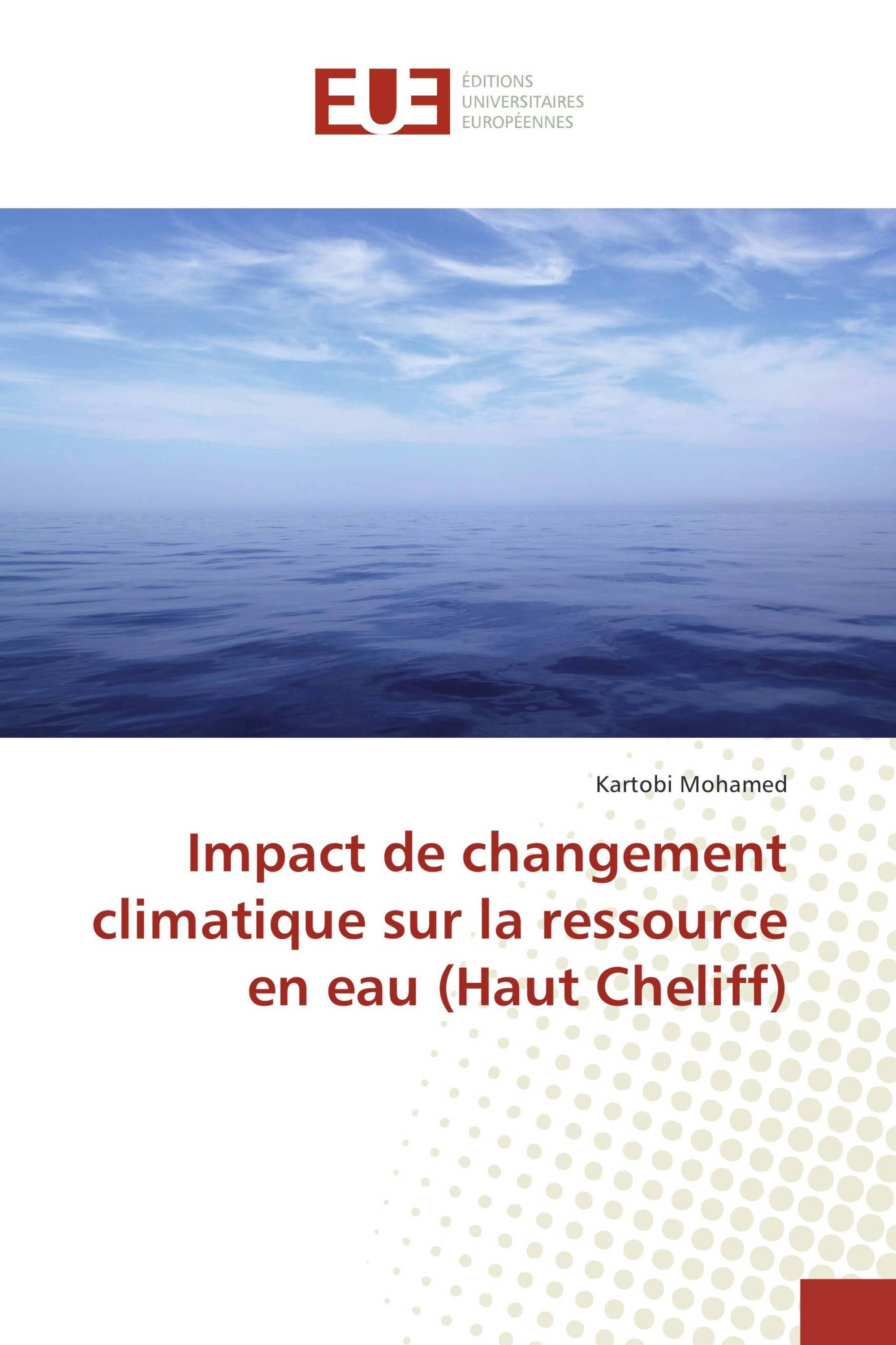 Impact de changement climatique sur la ressource en eau (Haut Cheliff)