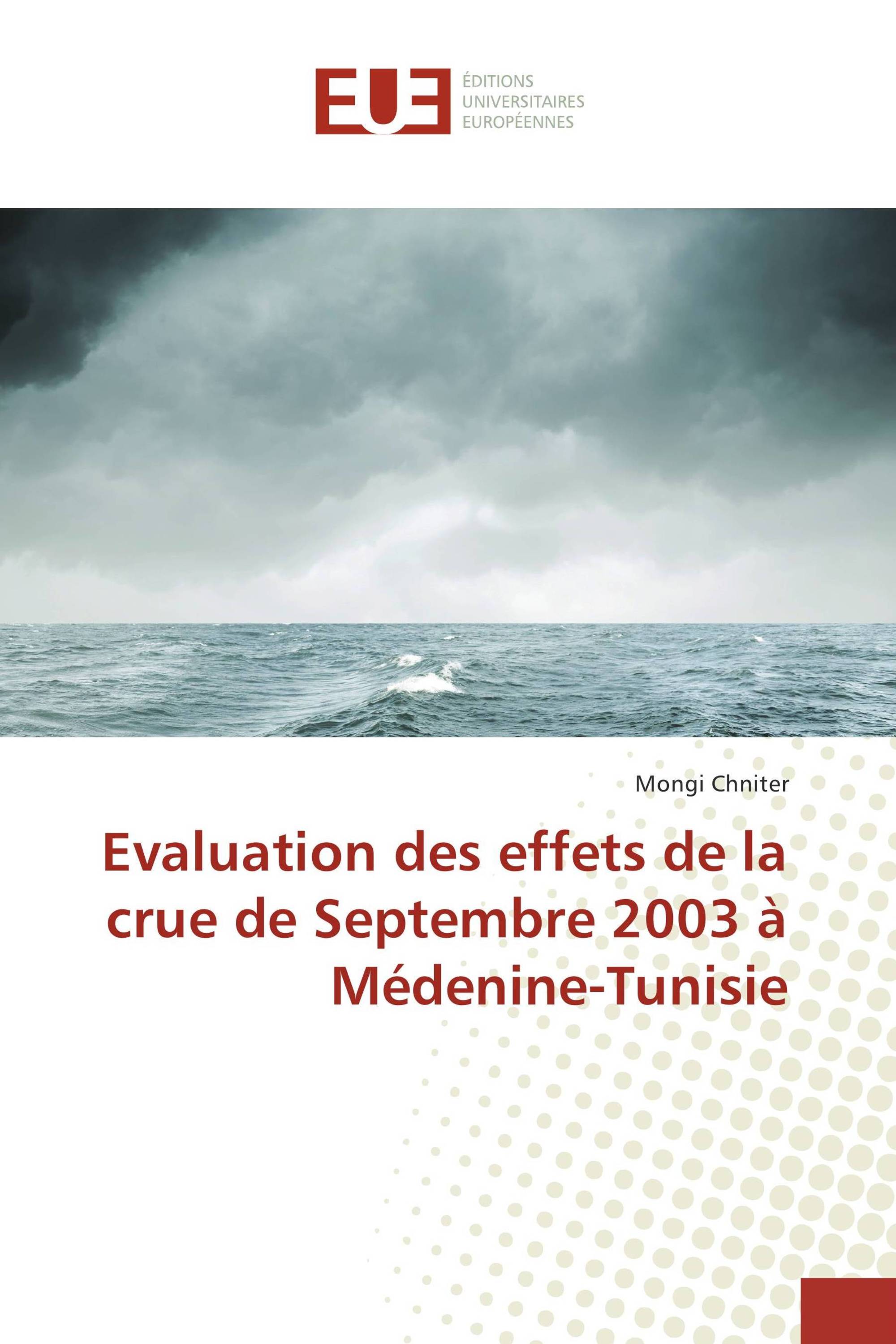 Evaluation des effets de la crue de Septembre 2003 à Médenine-Tunisie