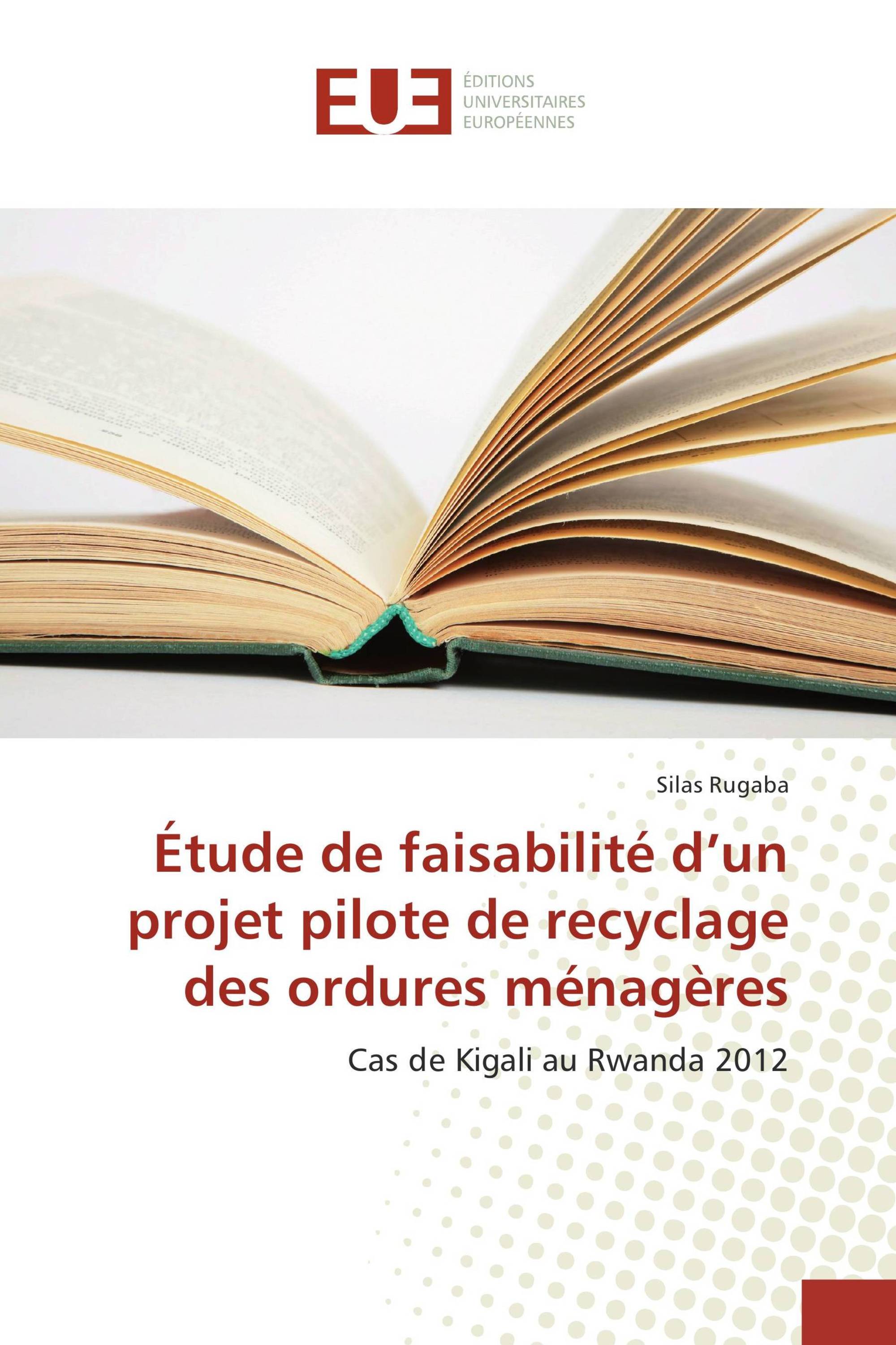 Étude de faisabilité d’un projet pilote de recyclage des ordures ménagères