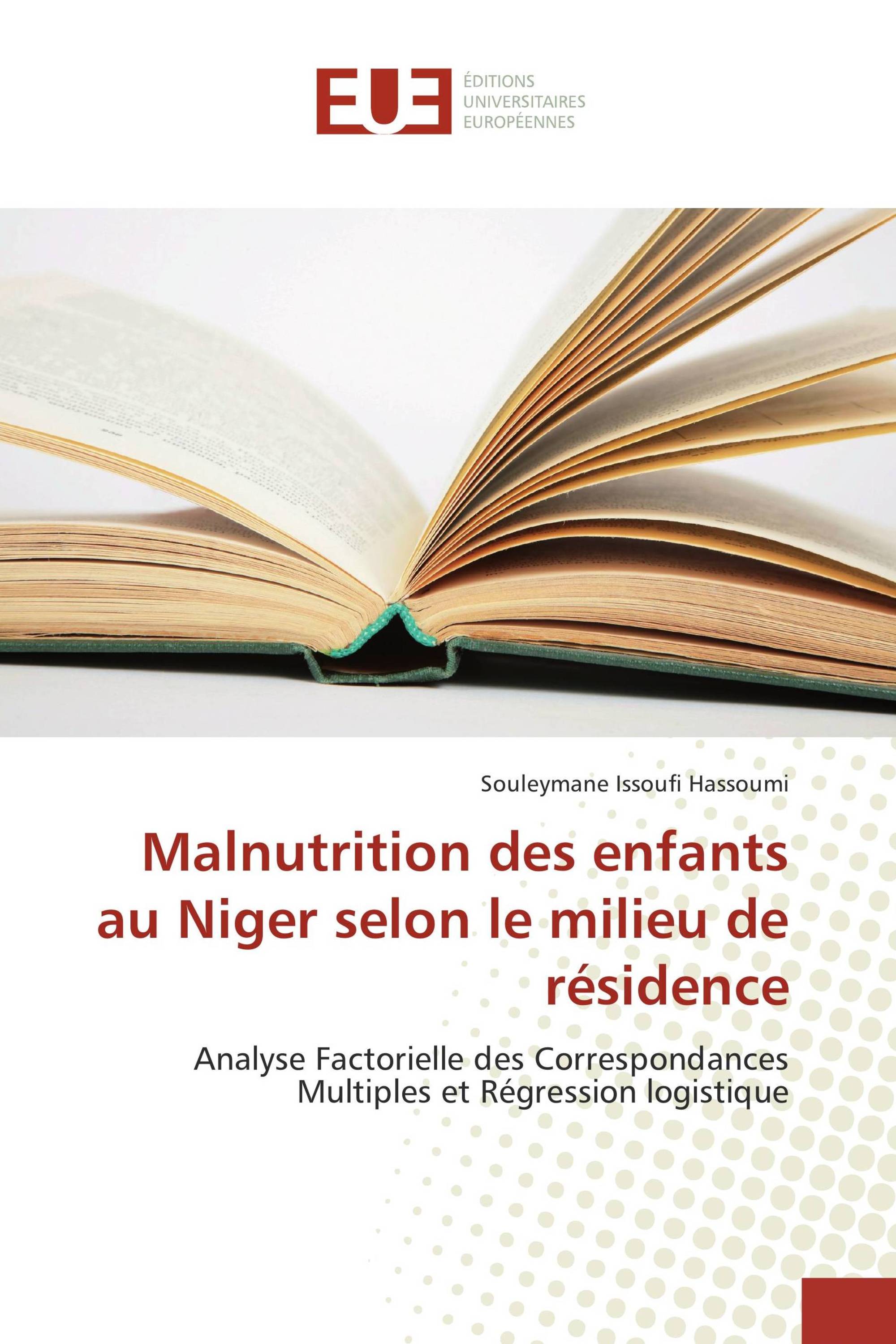 Malnutrition des enfants au Niger selon le milieu de résidence