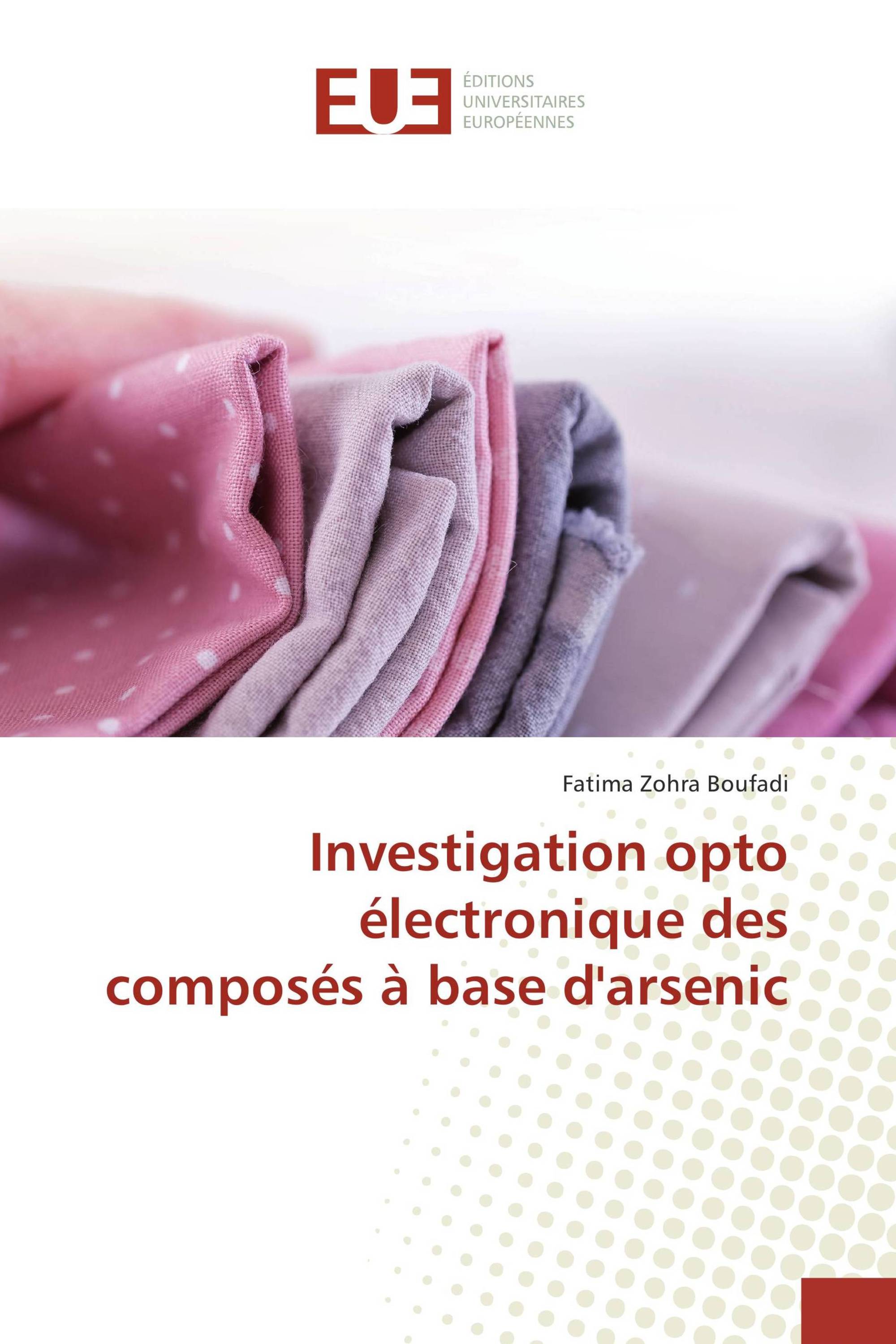 Investigation opto électronique des composés à base d'arsenic