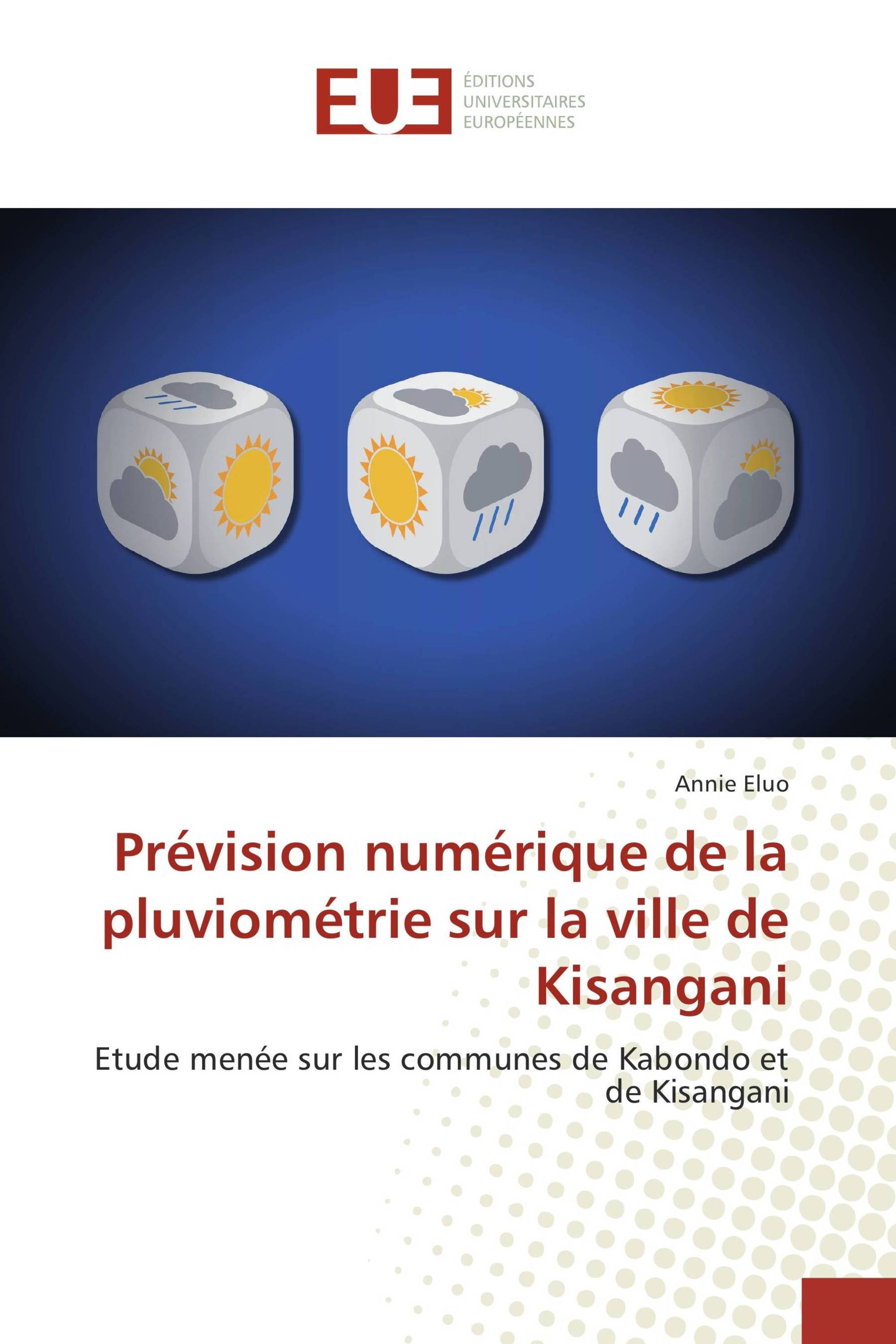 Prévision numérique de la pluviométrie sur la ville de Kisangani