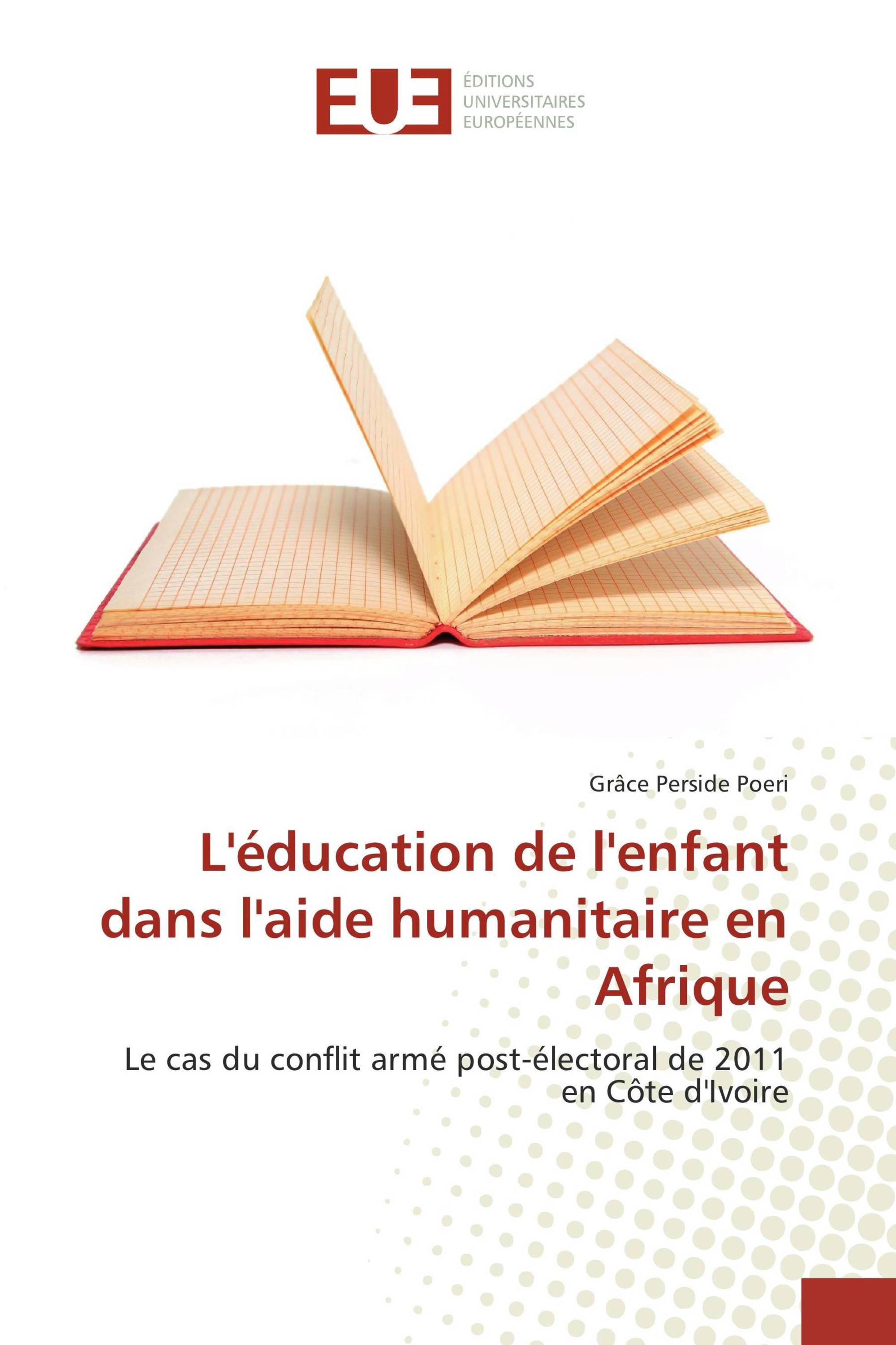 L'éducation de l'enfant dans l'aide humanitaire en Afrique