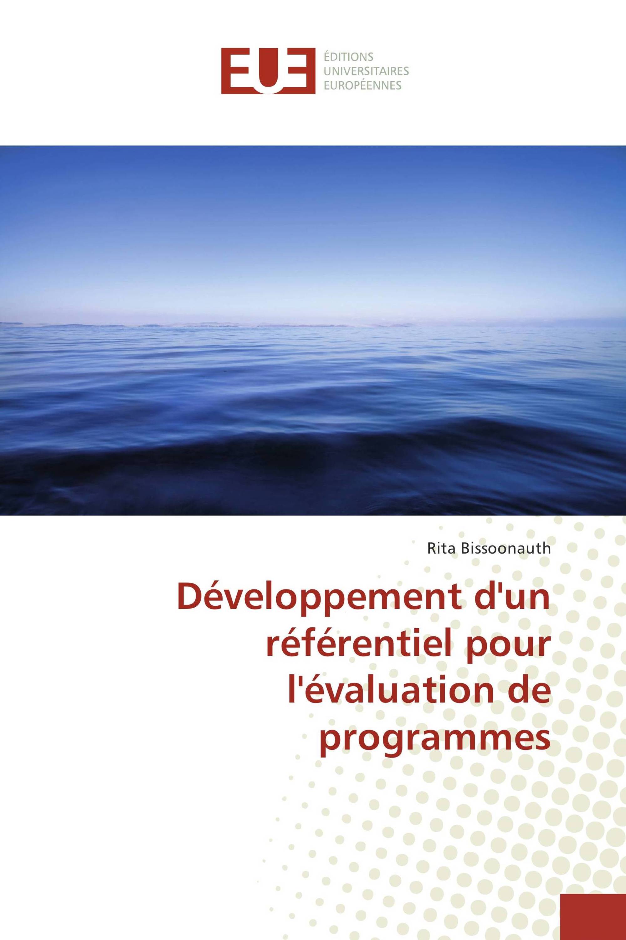 Développement d'un référentiel pour l'évaluation de programmes