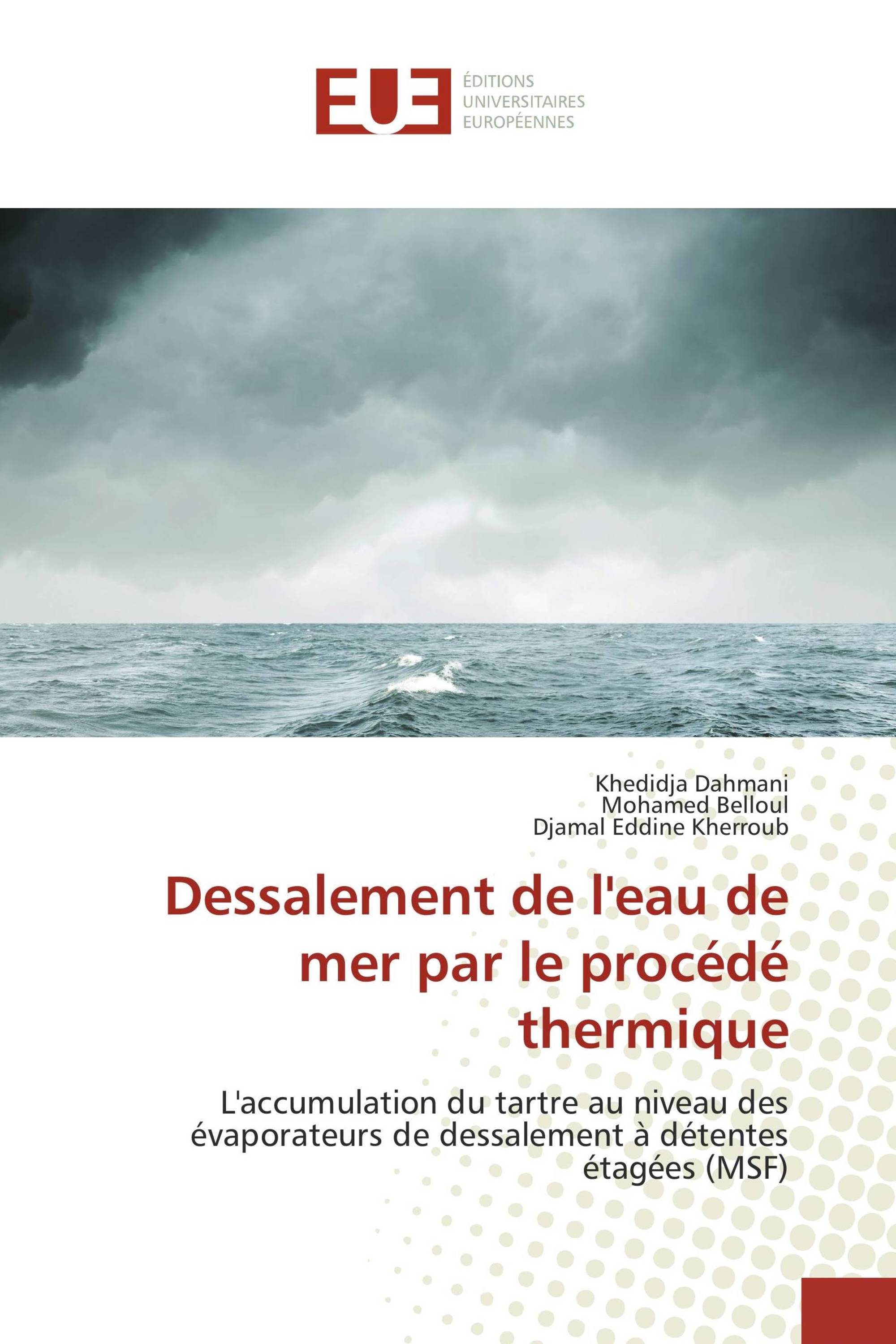 Dessalement de l'eau de mer par le procédé thermique