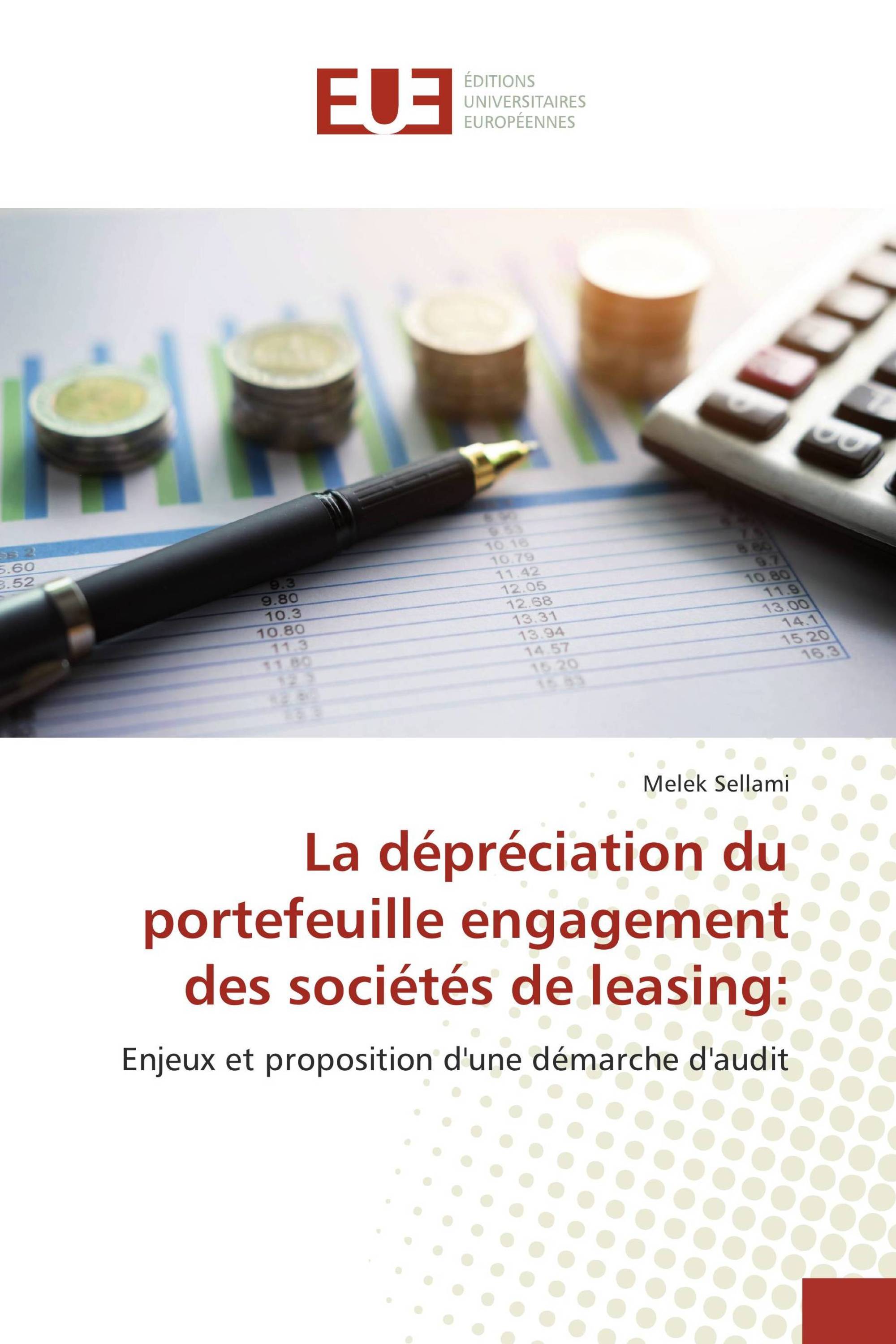 La dépréciation du portefeuille engagement des sociétés de leasing: