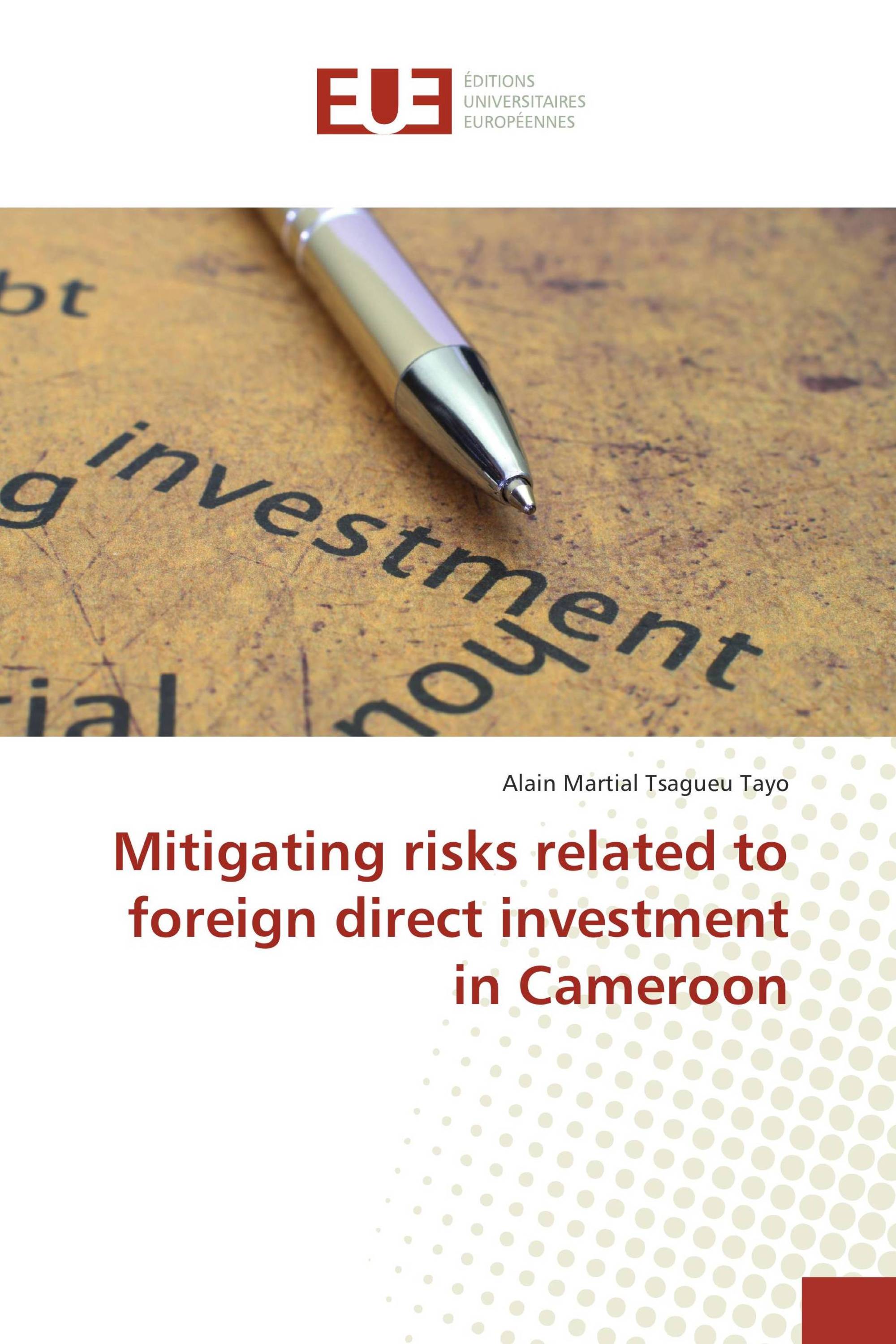 Mitigating risks related to foreign direct investment in Cameroon