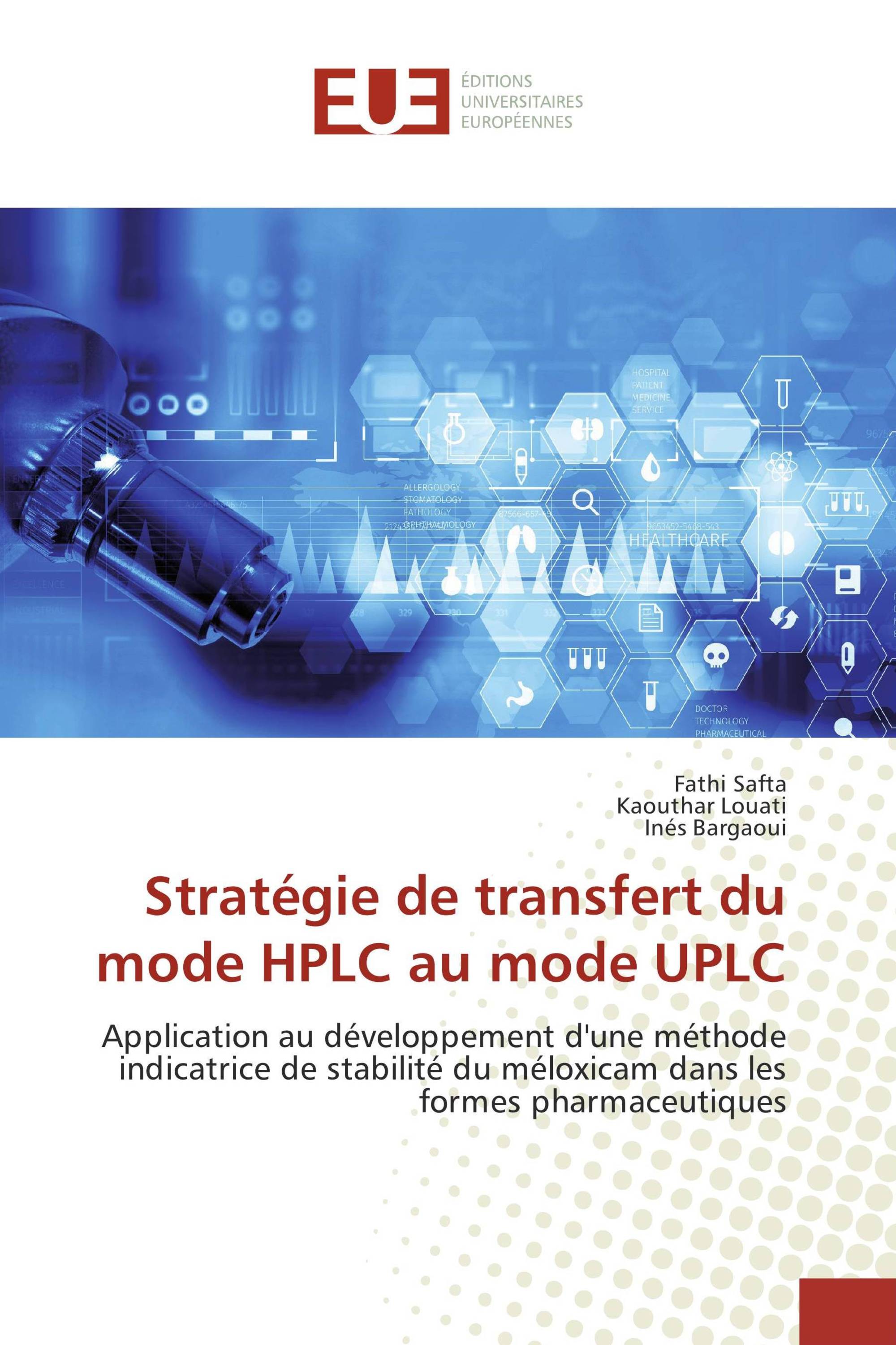 Stratégie de transfert du mode HPLC au mode UPLC