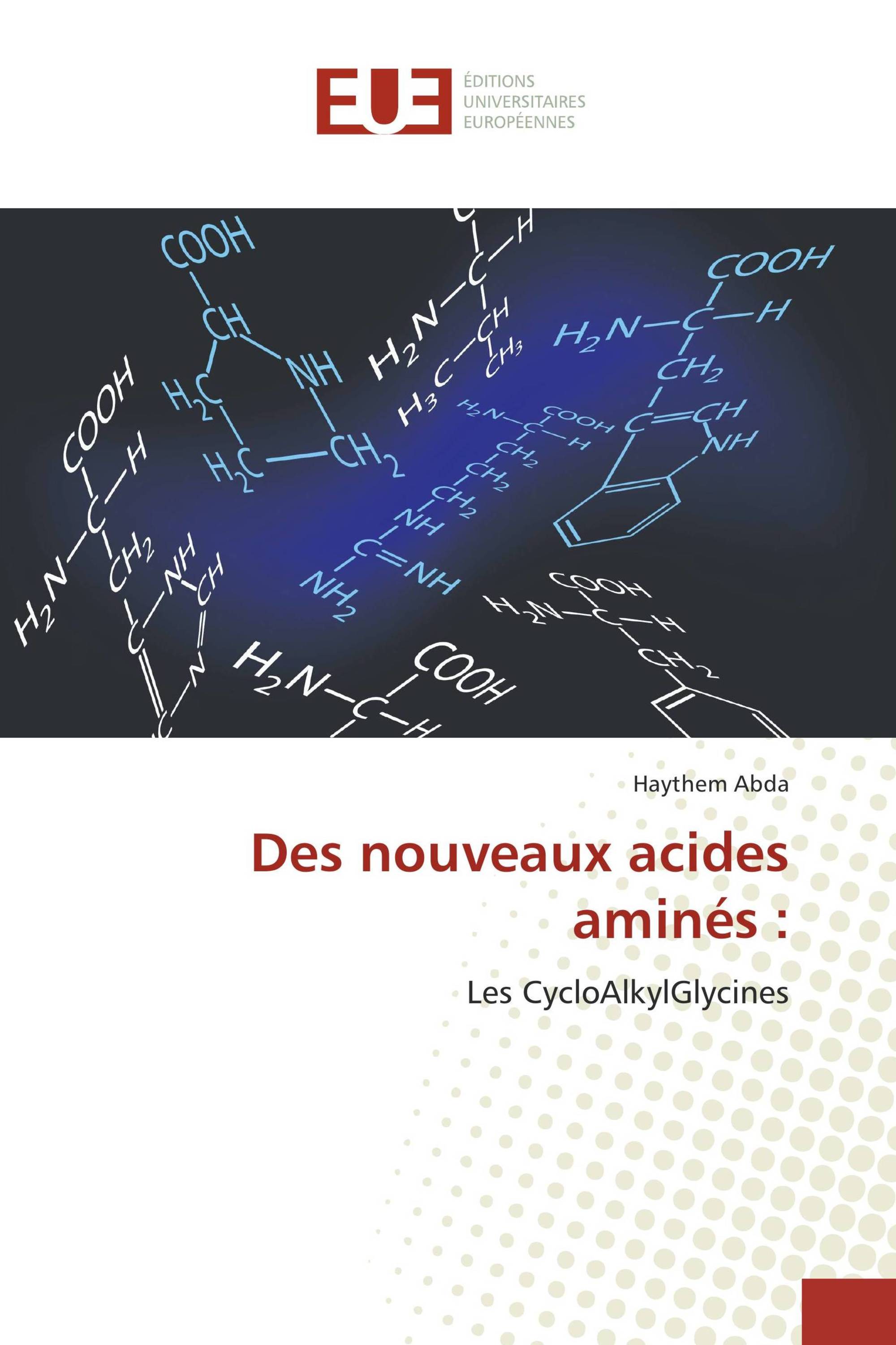 Des nouveaux acides aminés :