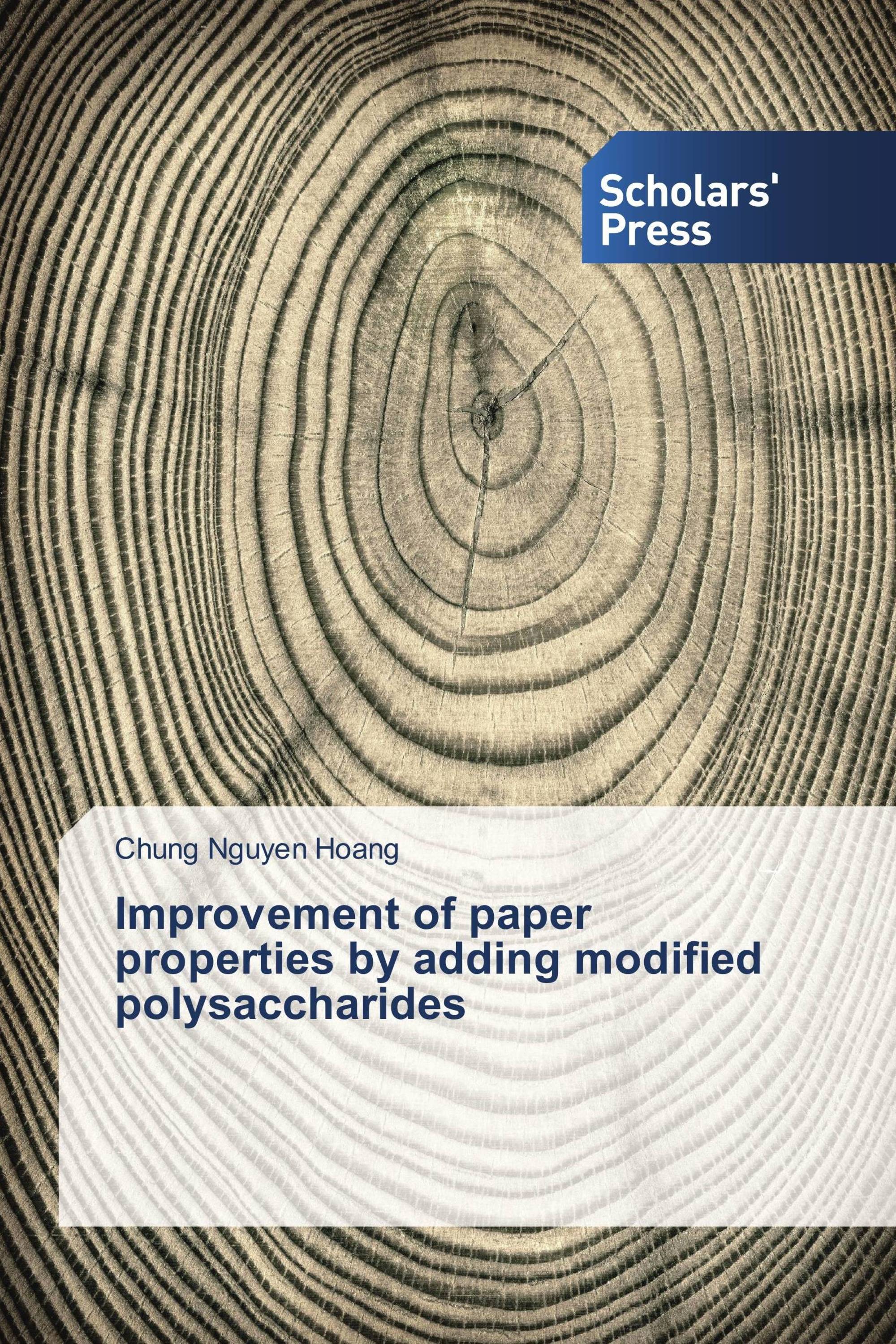 Improvement of paper properties by adding modified polysaccharides