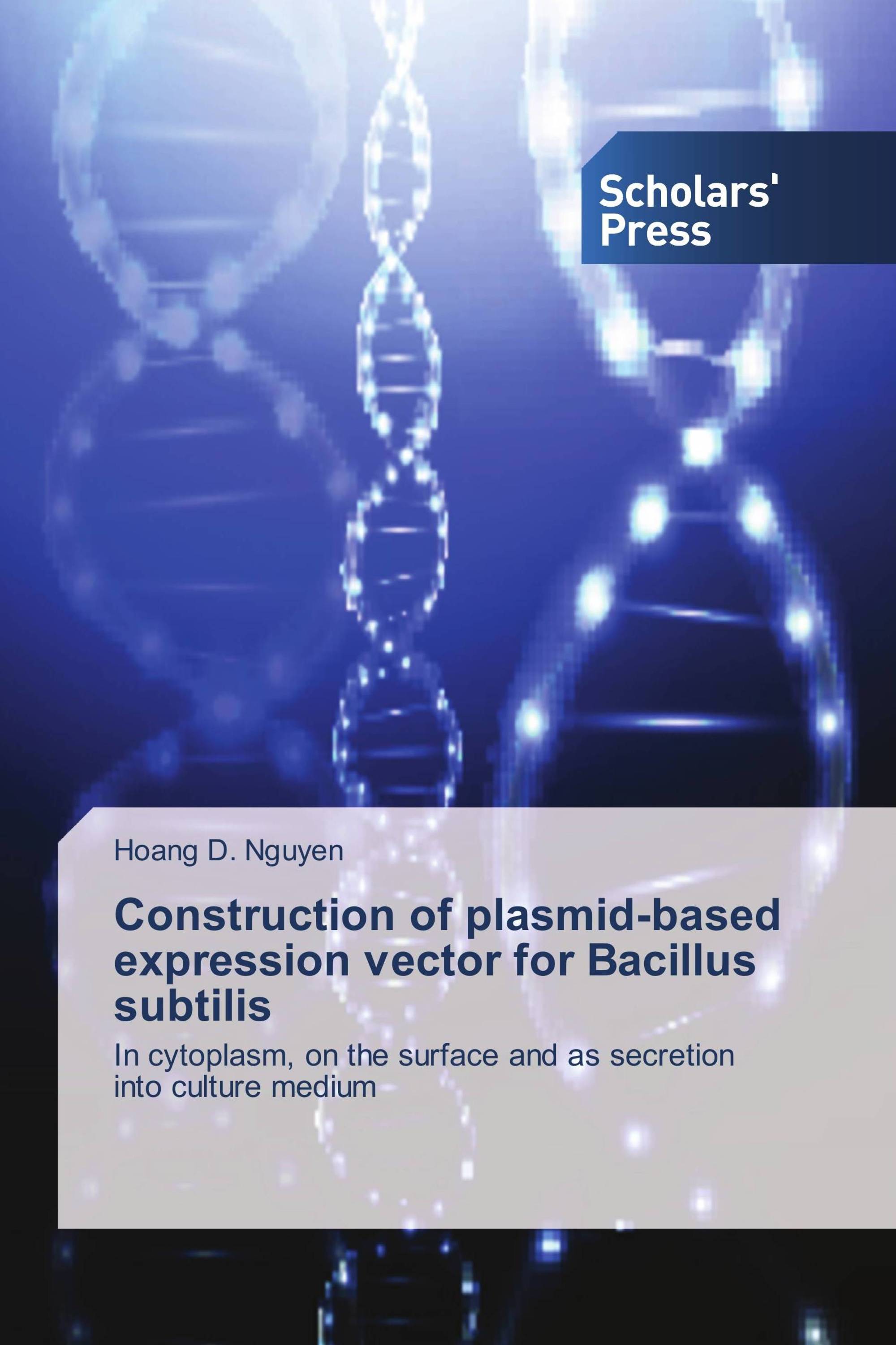 Construction of plasmid-based expression vector for Bacillus subtilis