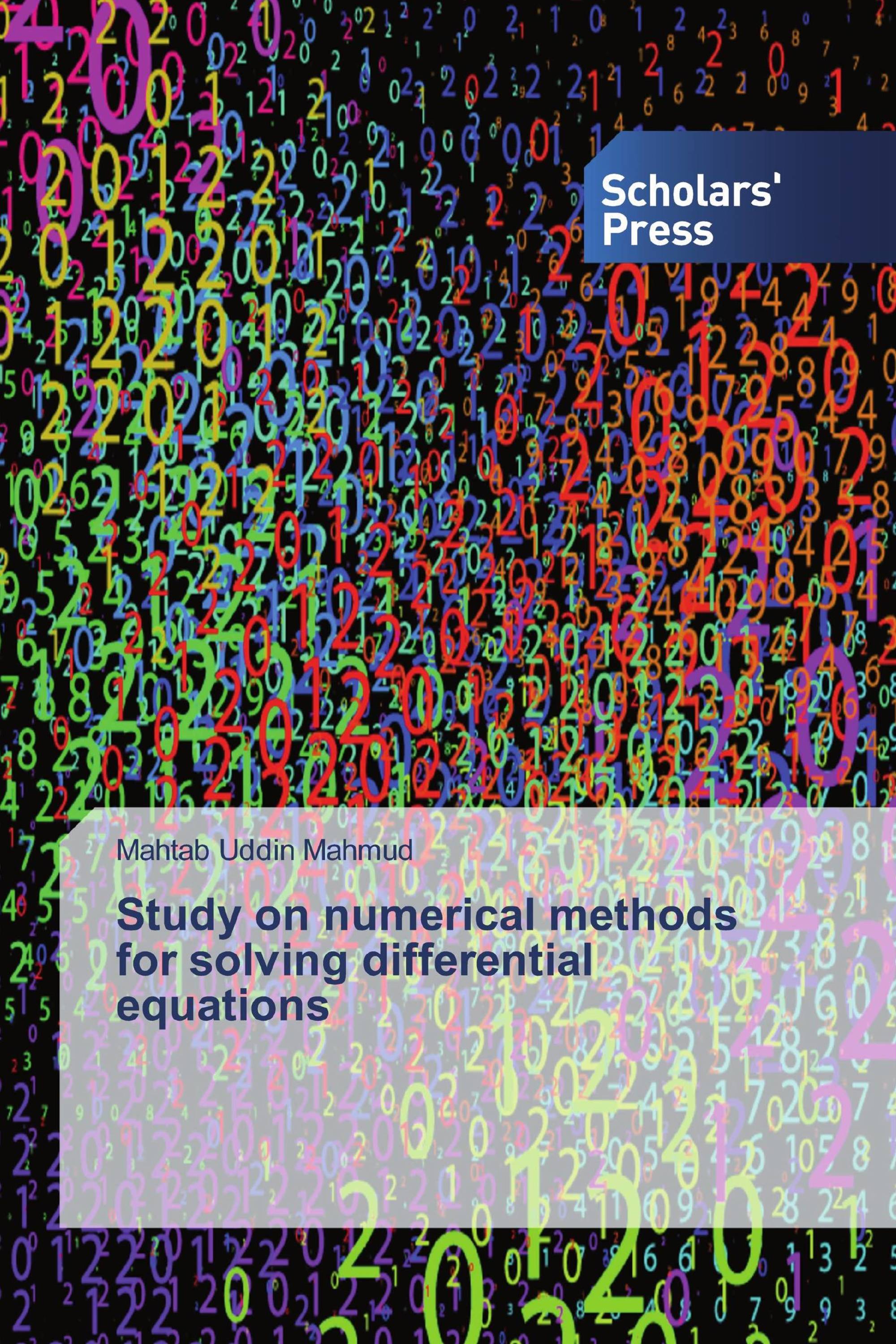 Study on numerical methods for solving differential equations