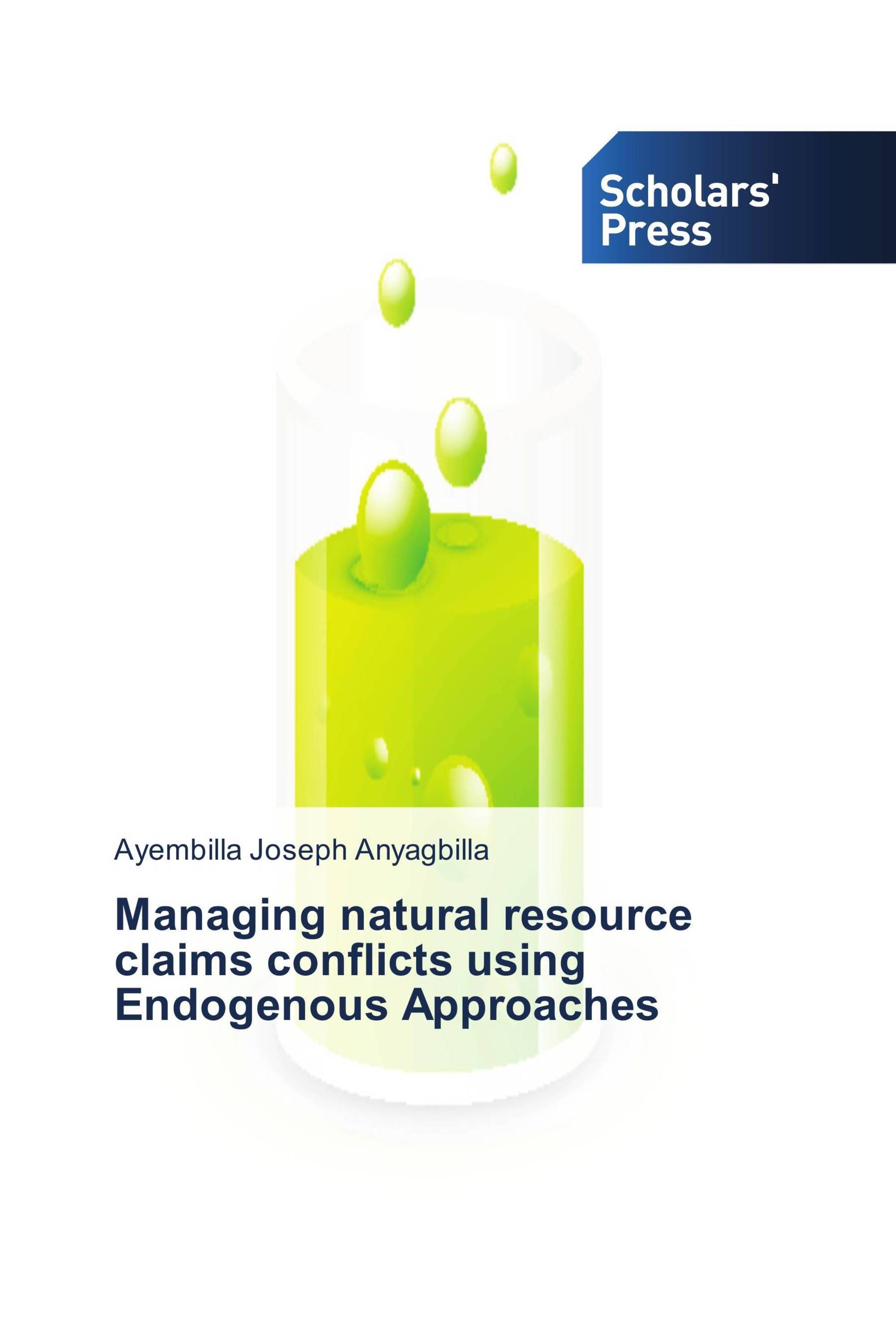 Managing natural resource claims conflicts using Endogenous Approaches