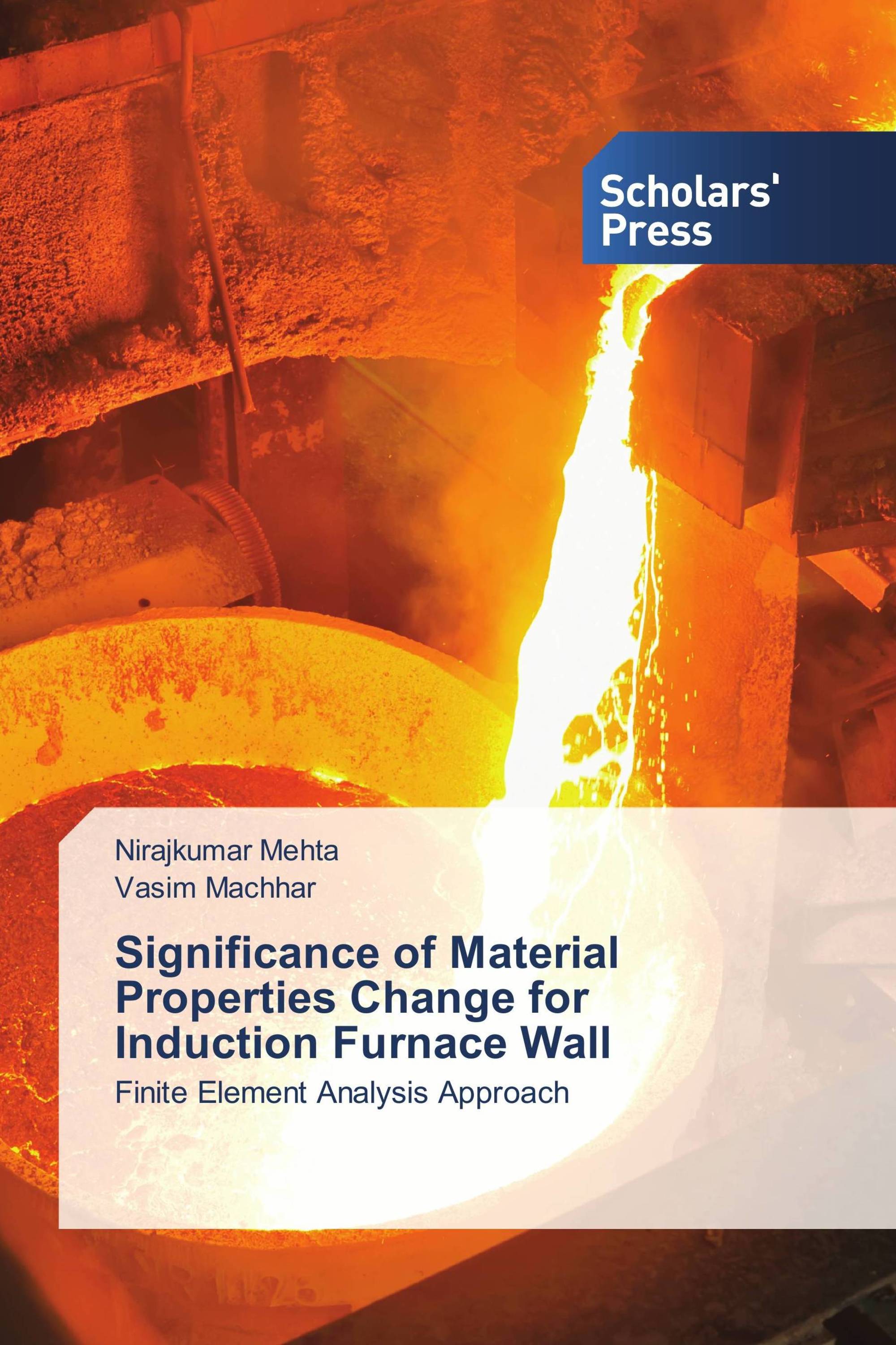 Significance of Material Properties Change for Induction Furnace Wall