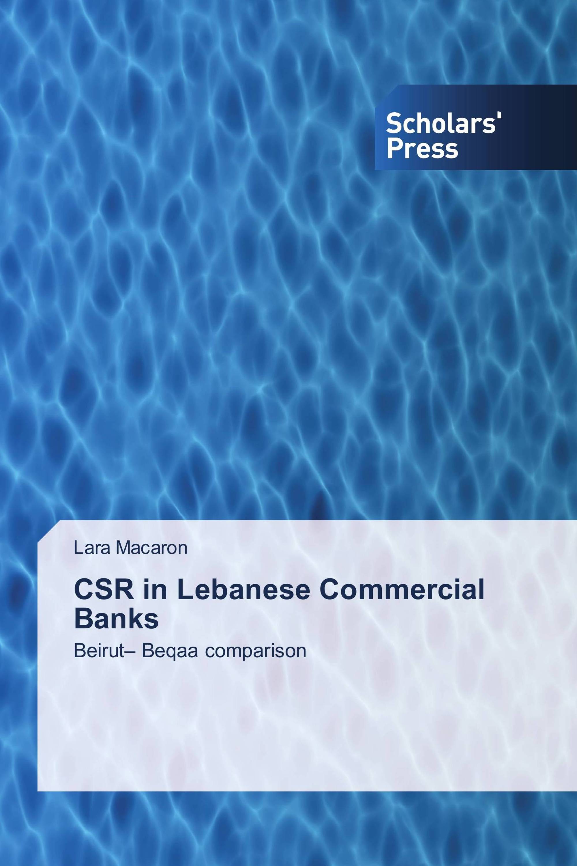 CSR in Lebanese Commercial Banks