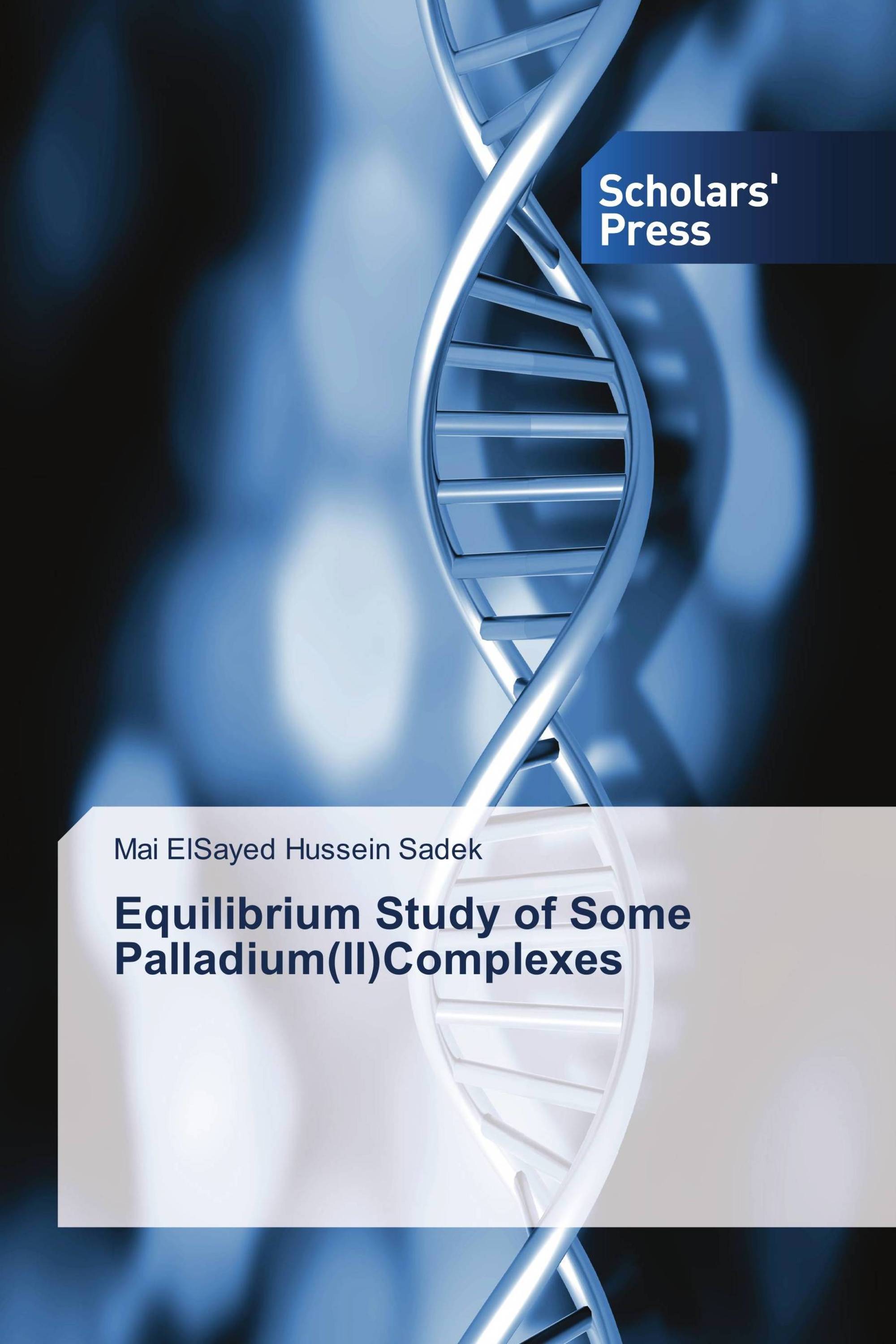 Equilibrium Study of Some Palladium(II)Complexes