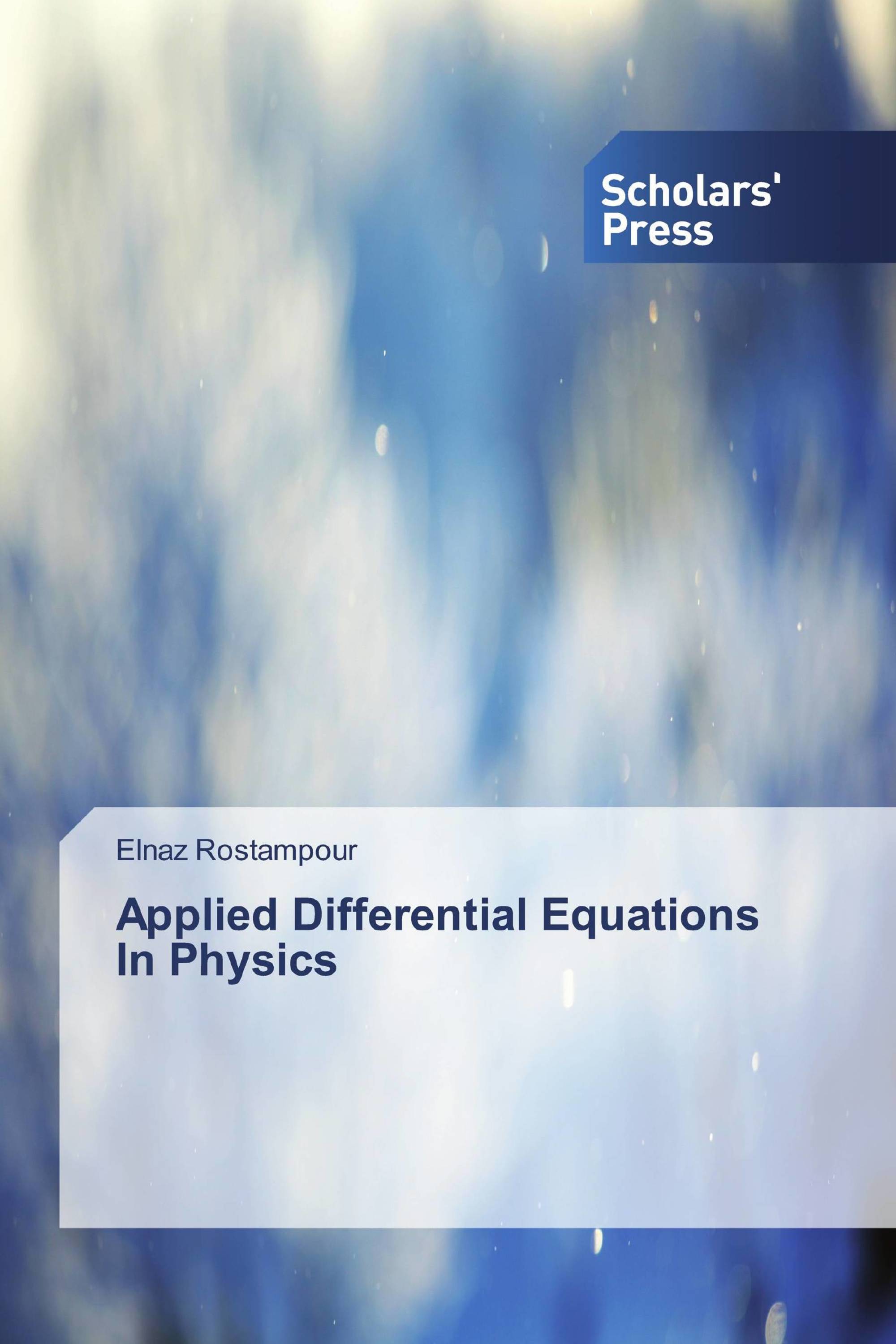 Applied Differential Equations In Physics