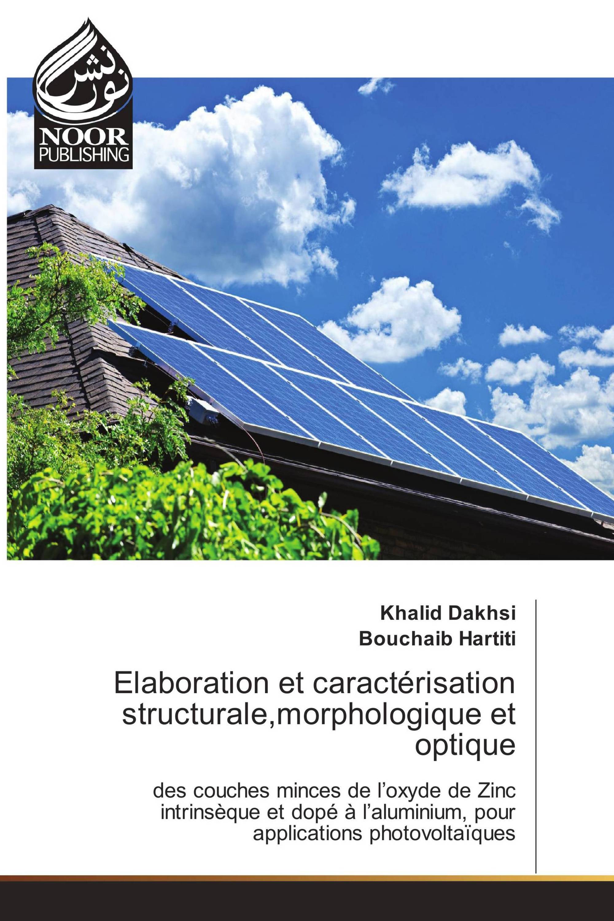 Elaboration et caractérisation structurale,morphologique et optique