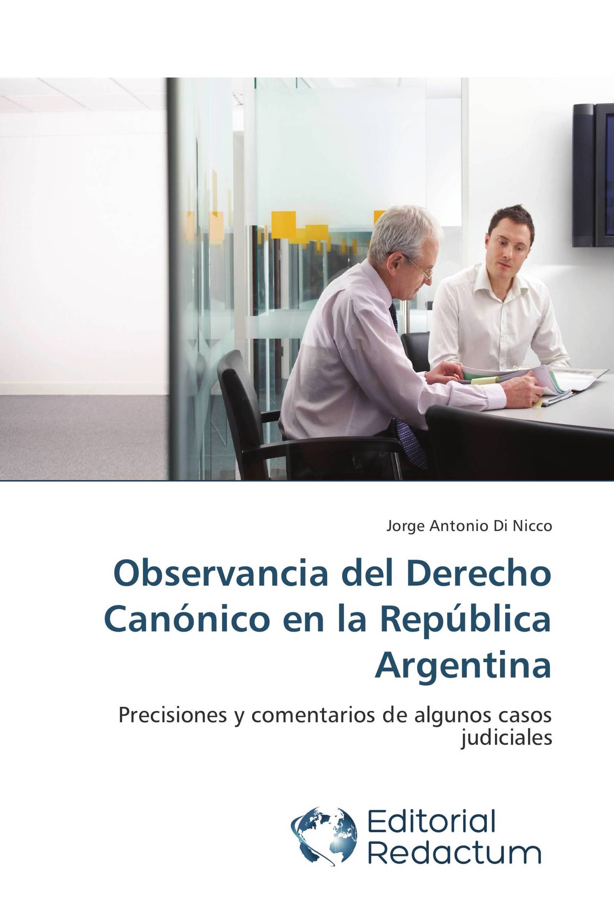 Observancia del Derecho Canónico en la República Argentina
