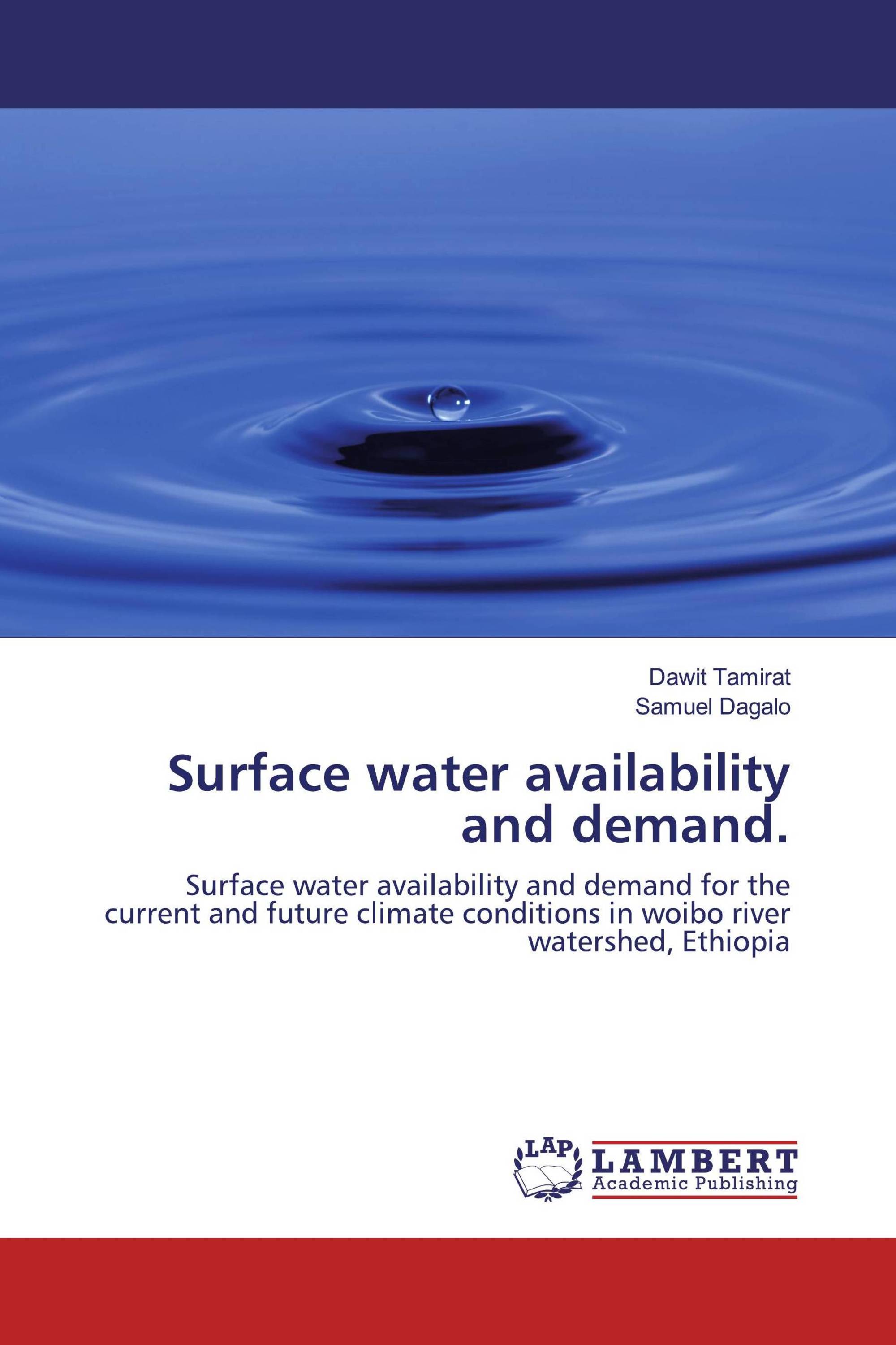 Surface water availability and demand. / 9786202528887