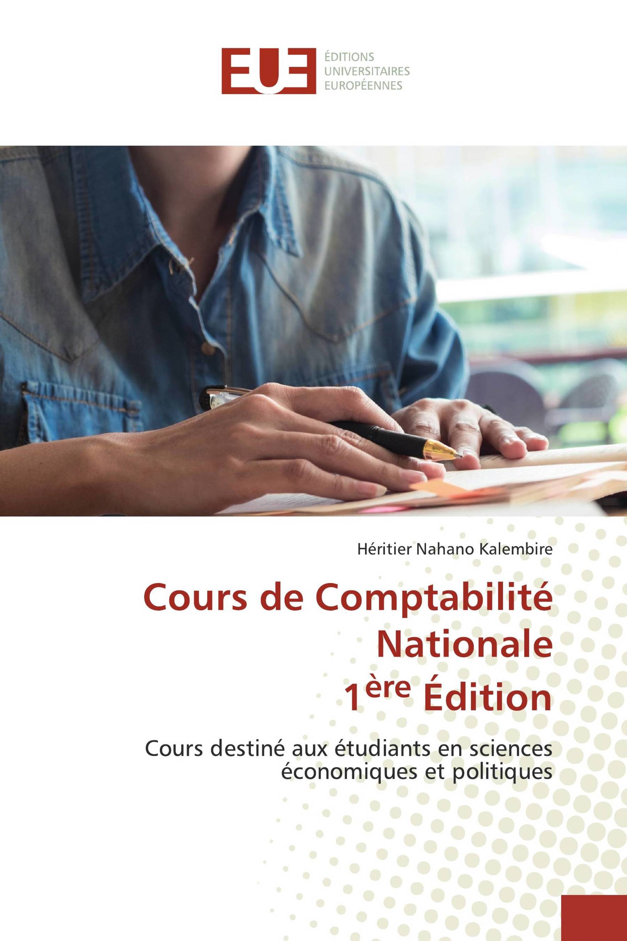 Cours de Comptabilité Nationale 1ère Édition