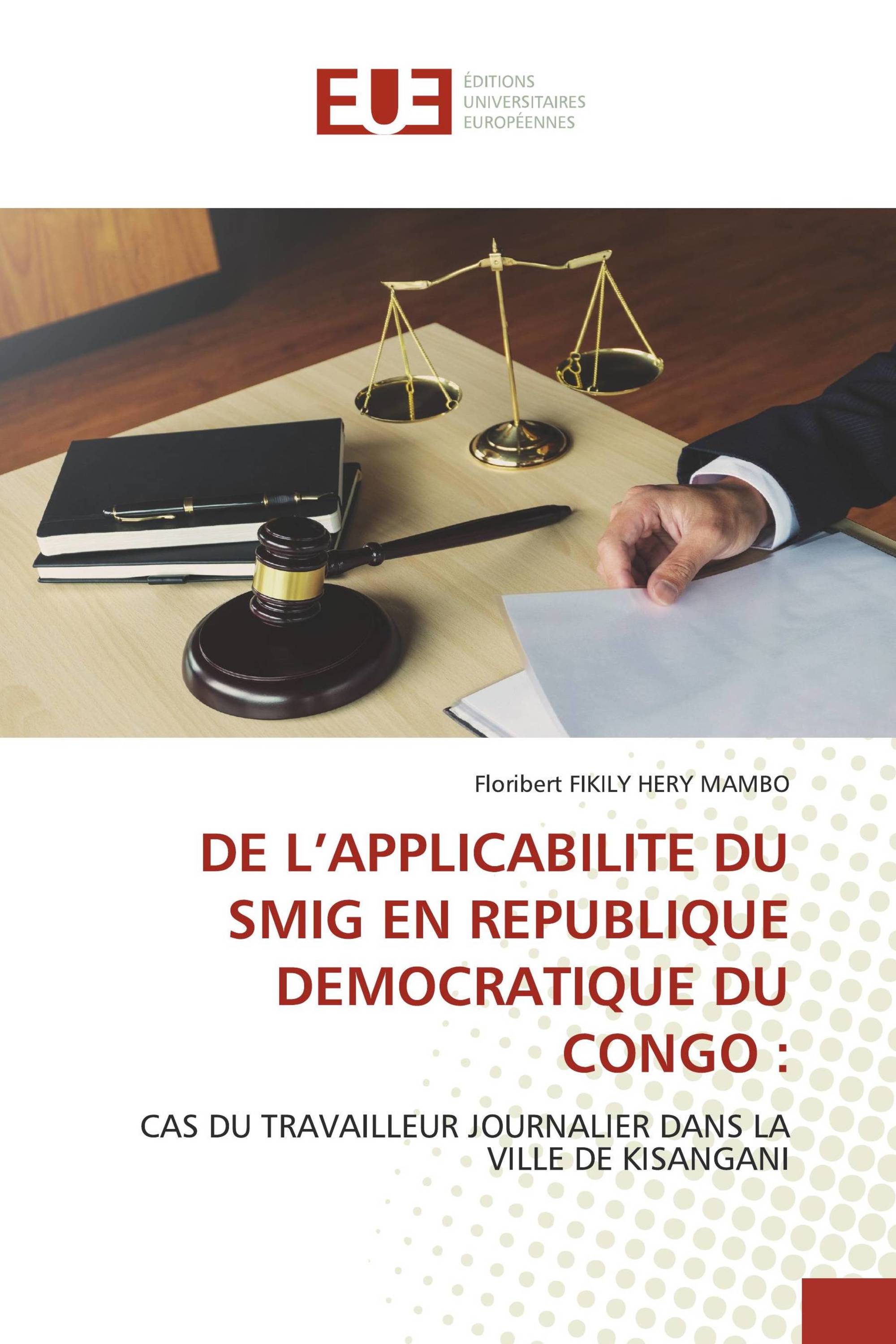 DE L’APPLICABILITE DU SMIG EN REPUBLIQUE DEMOCRATIQUE DU CONGO :