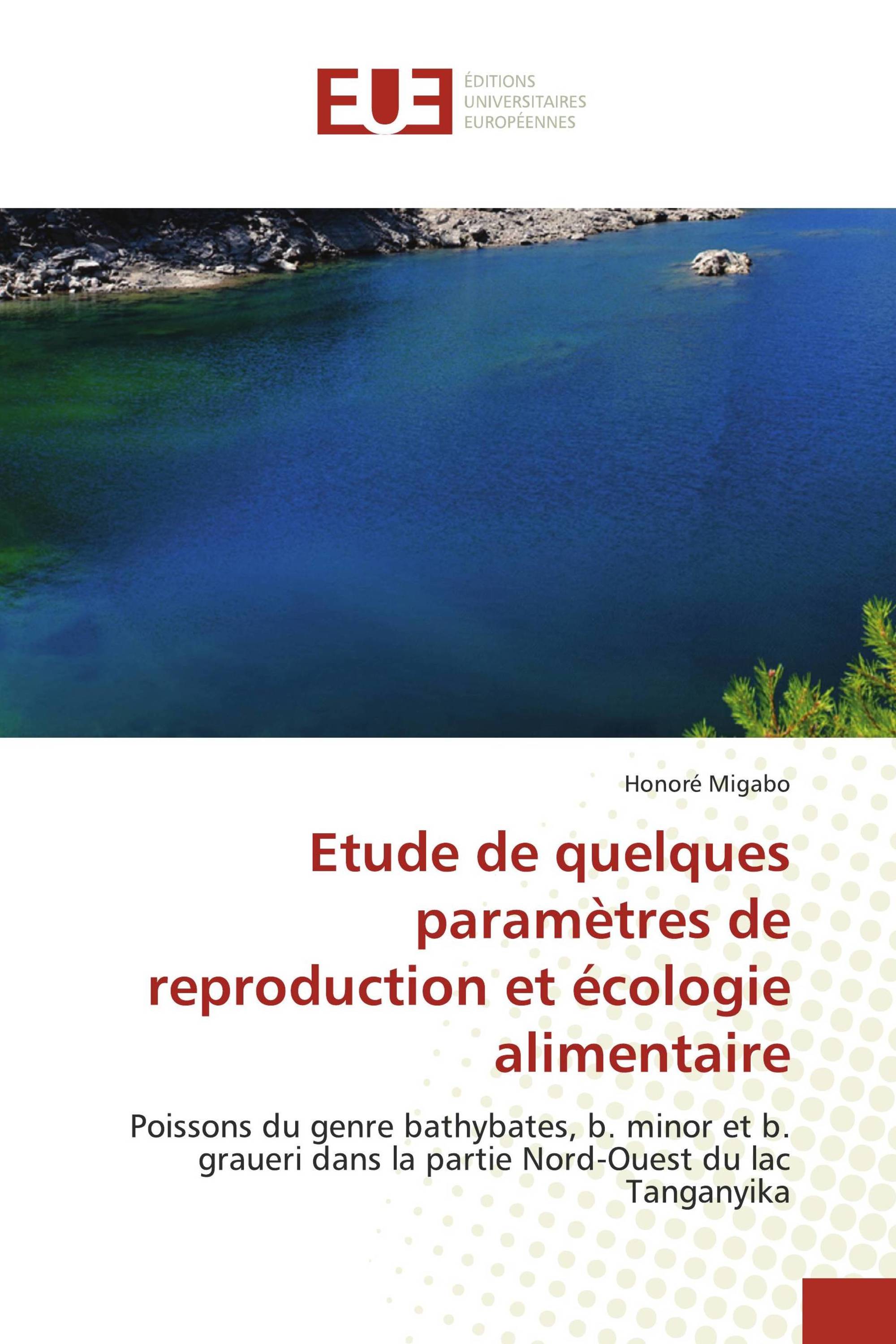 Etude de quelques paramètres de reproduction et écologie alimentaire