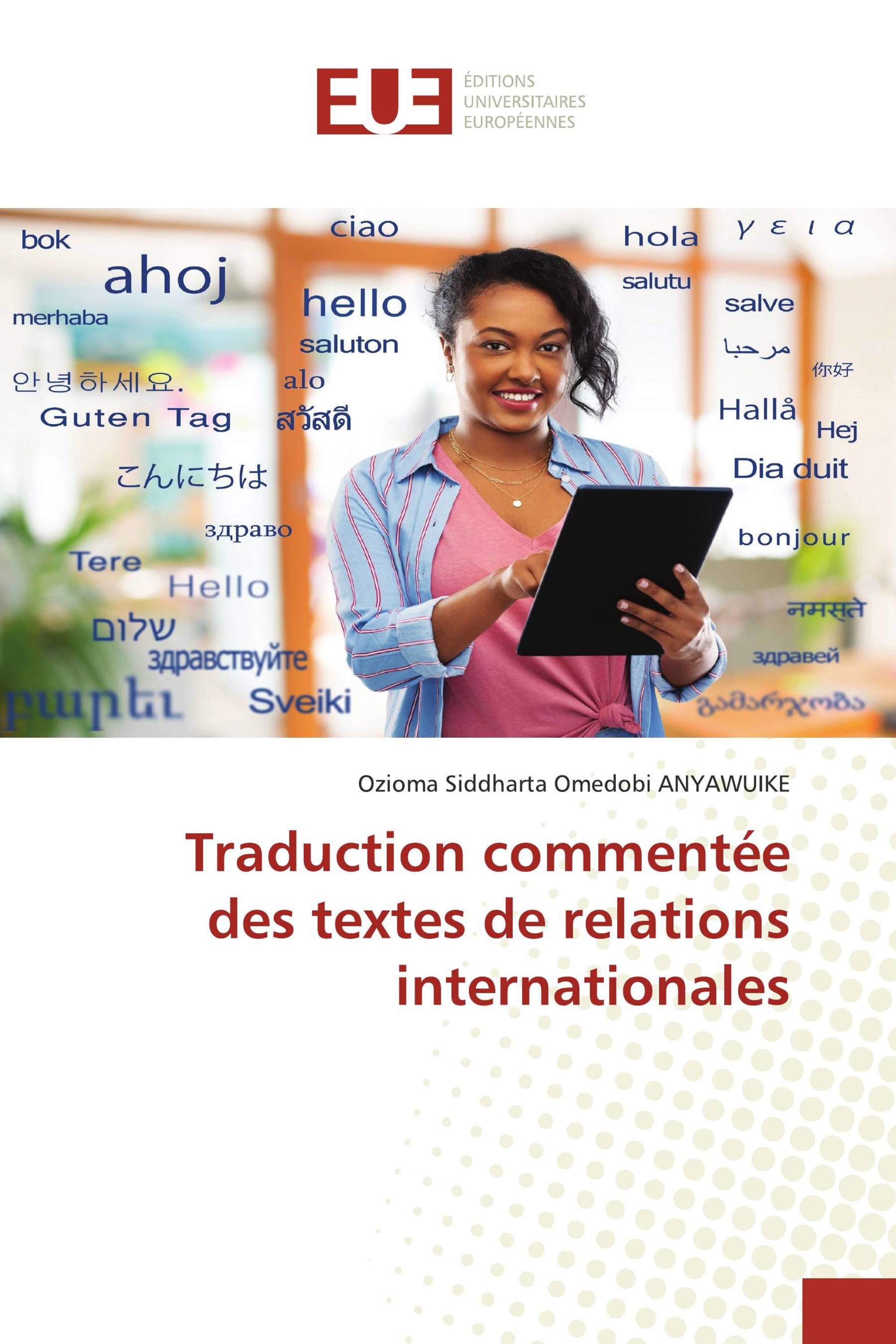 Traduction commentée des textes de relations internationales