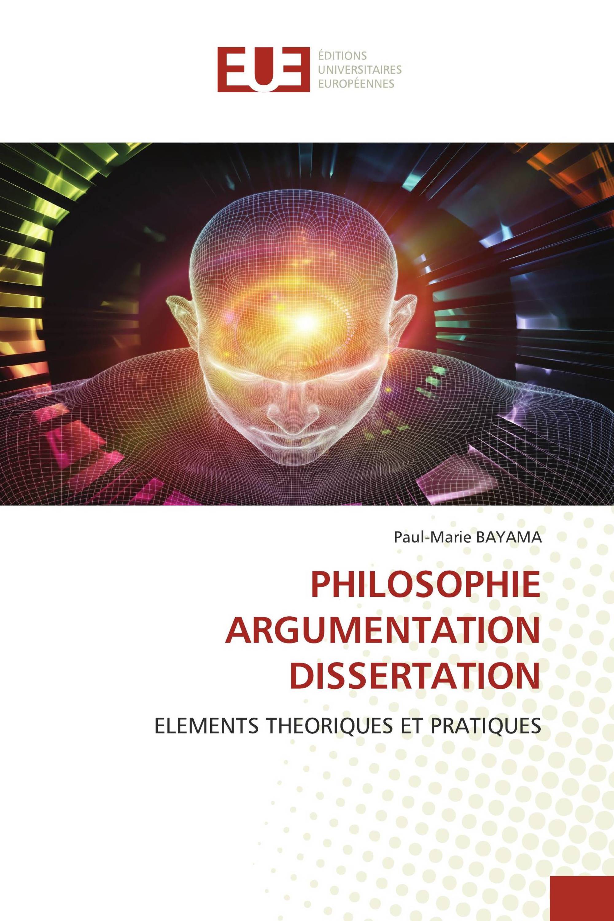 PHILOSOPHIE ARGUMENTATION DISSERTATION