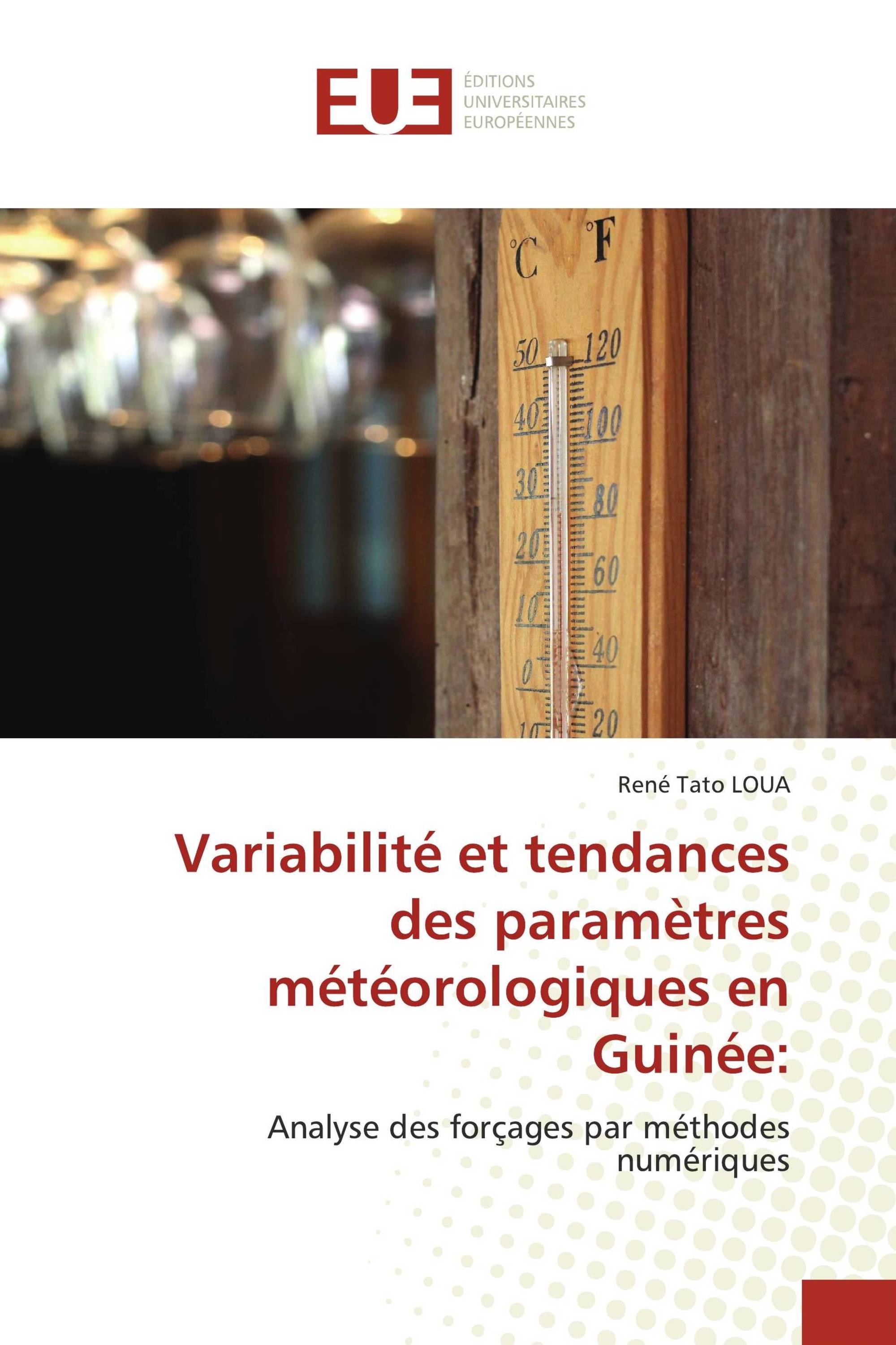 Variabilité et tendances des paramètres météorologiques en Guinée: