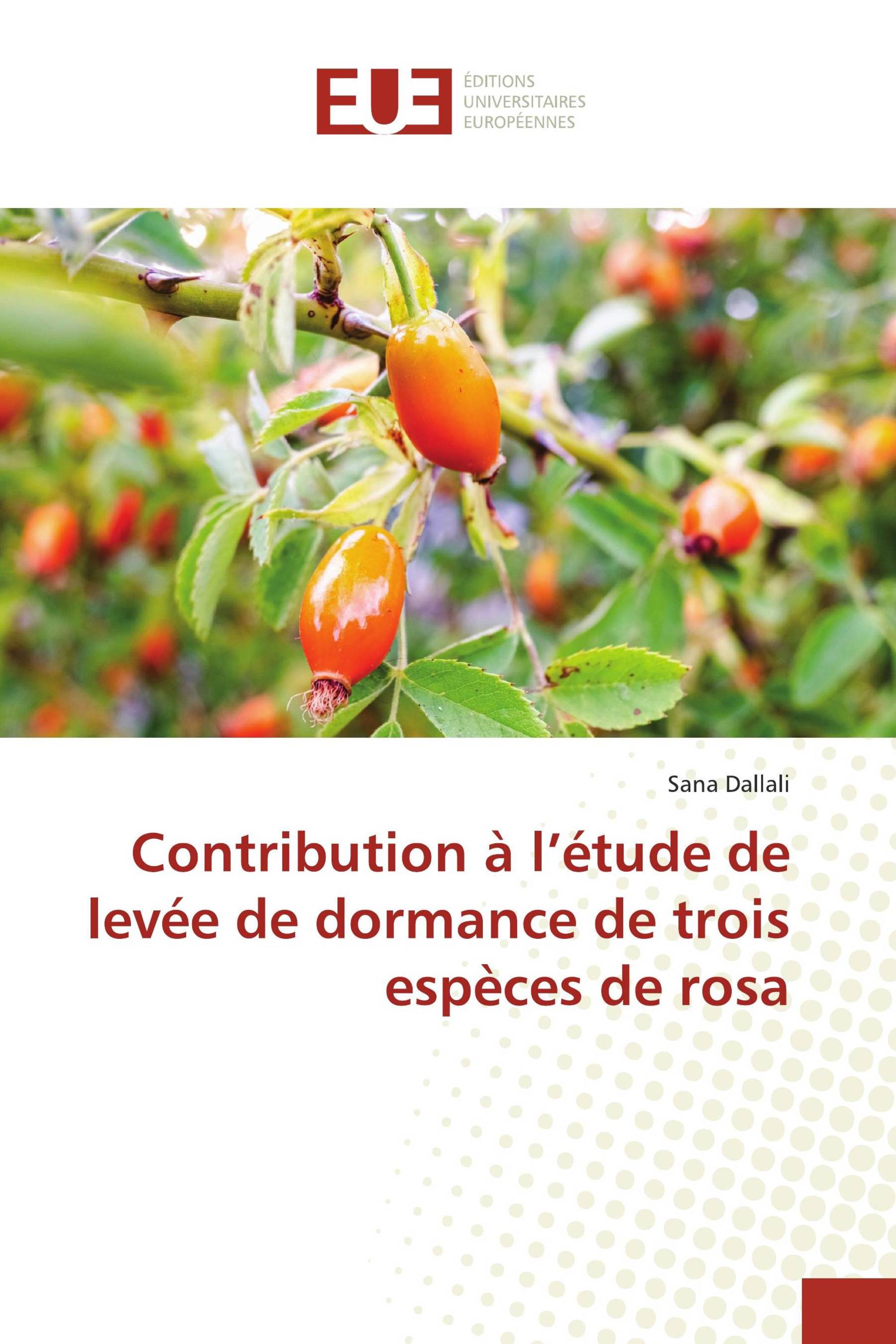 Contribution à l’étude de levée de dormance de trois espèces de rosa