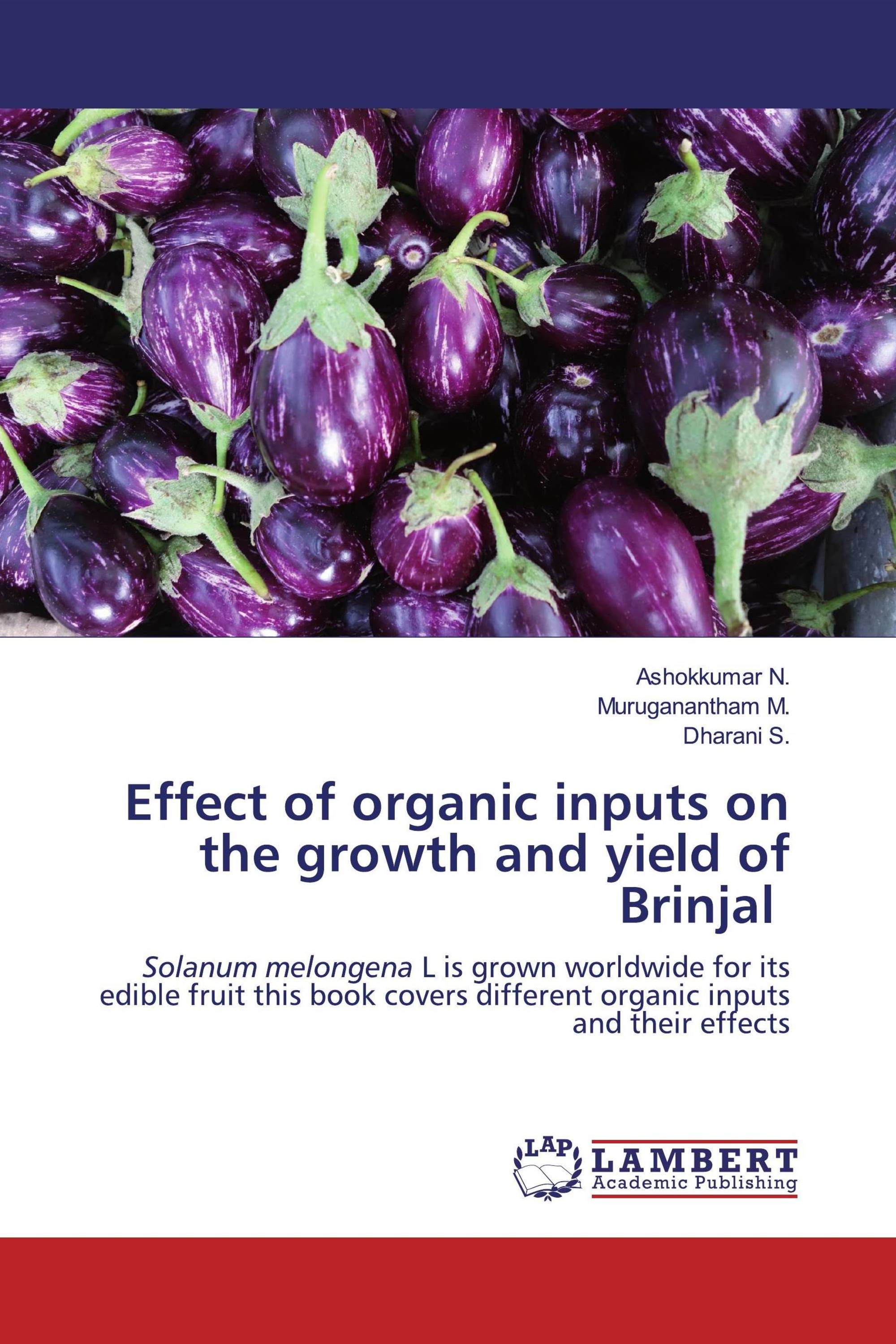 Effect of organic inputs on the growth and yield of Brinjal