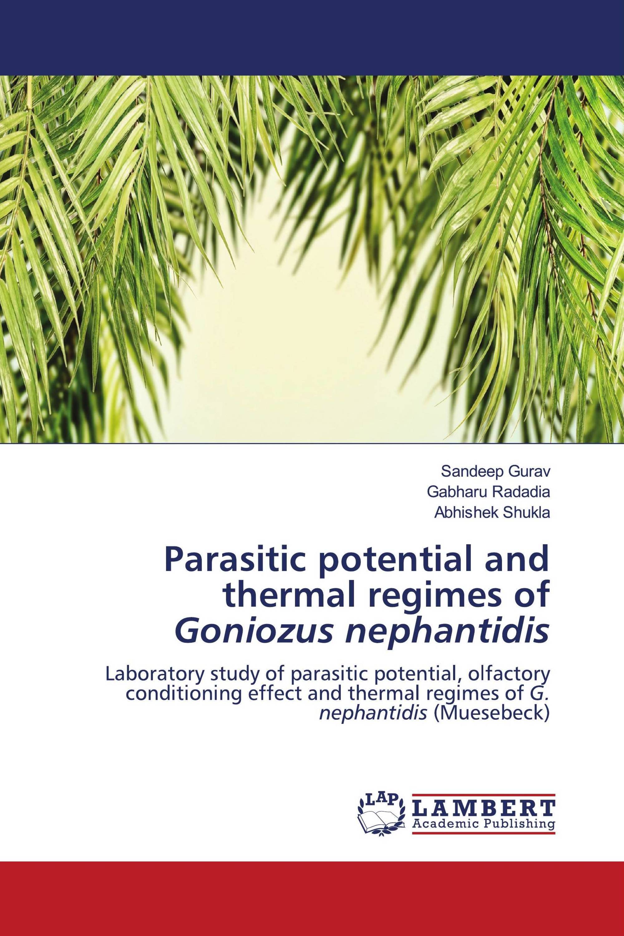 Parasitic potential and thermal regimes of Goniozus nephantidis