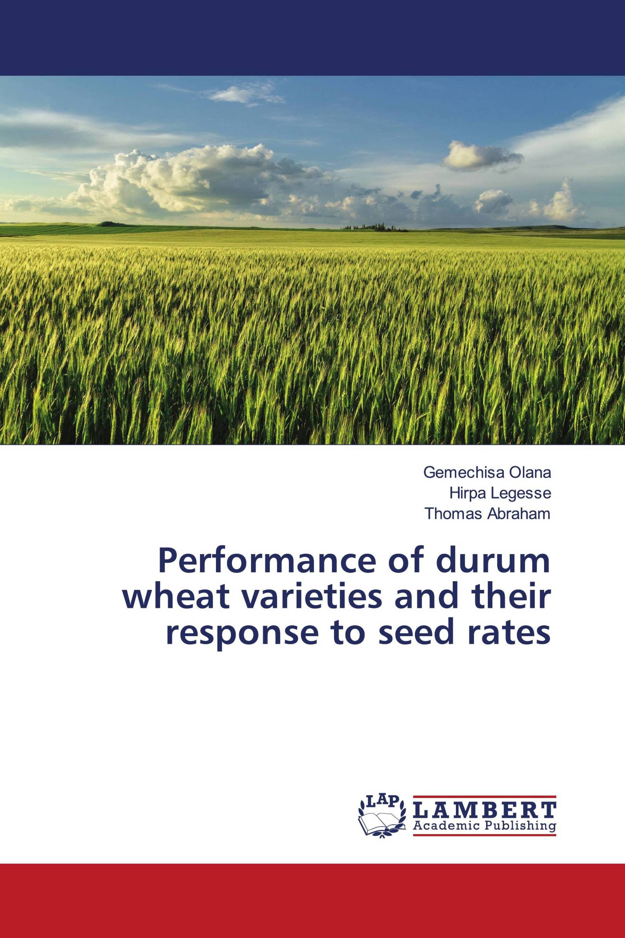 Performance of durum wheat varieties and their response to seed rates