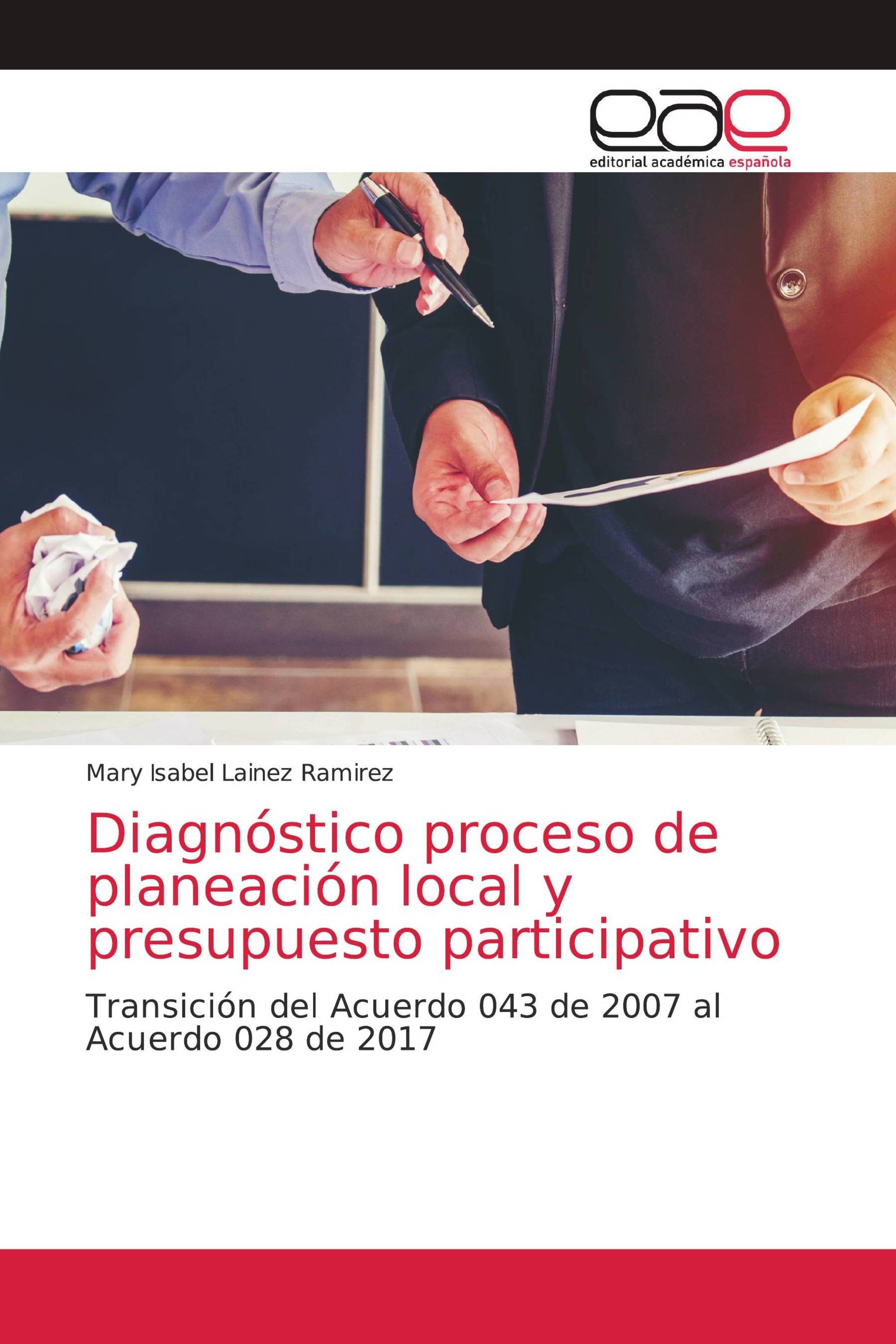 Diagnóstico proceso de planeación local y presupuesto participativo