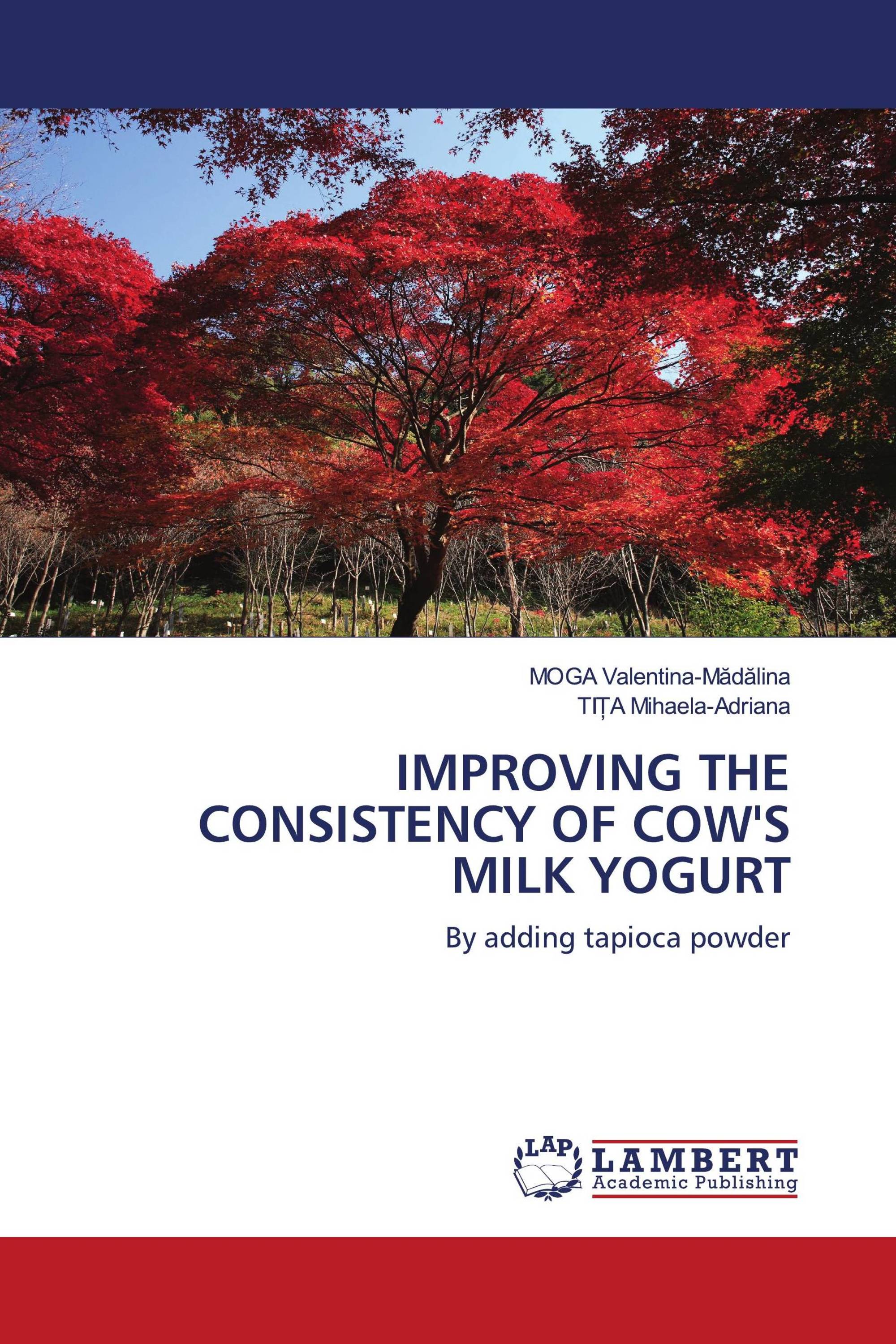 IMPROVING THE CONSISTENCY OF COW'S MILK YOGURT