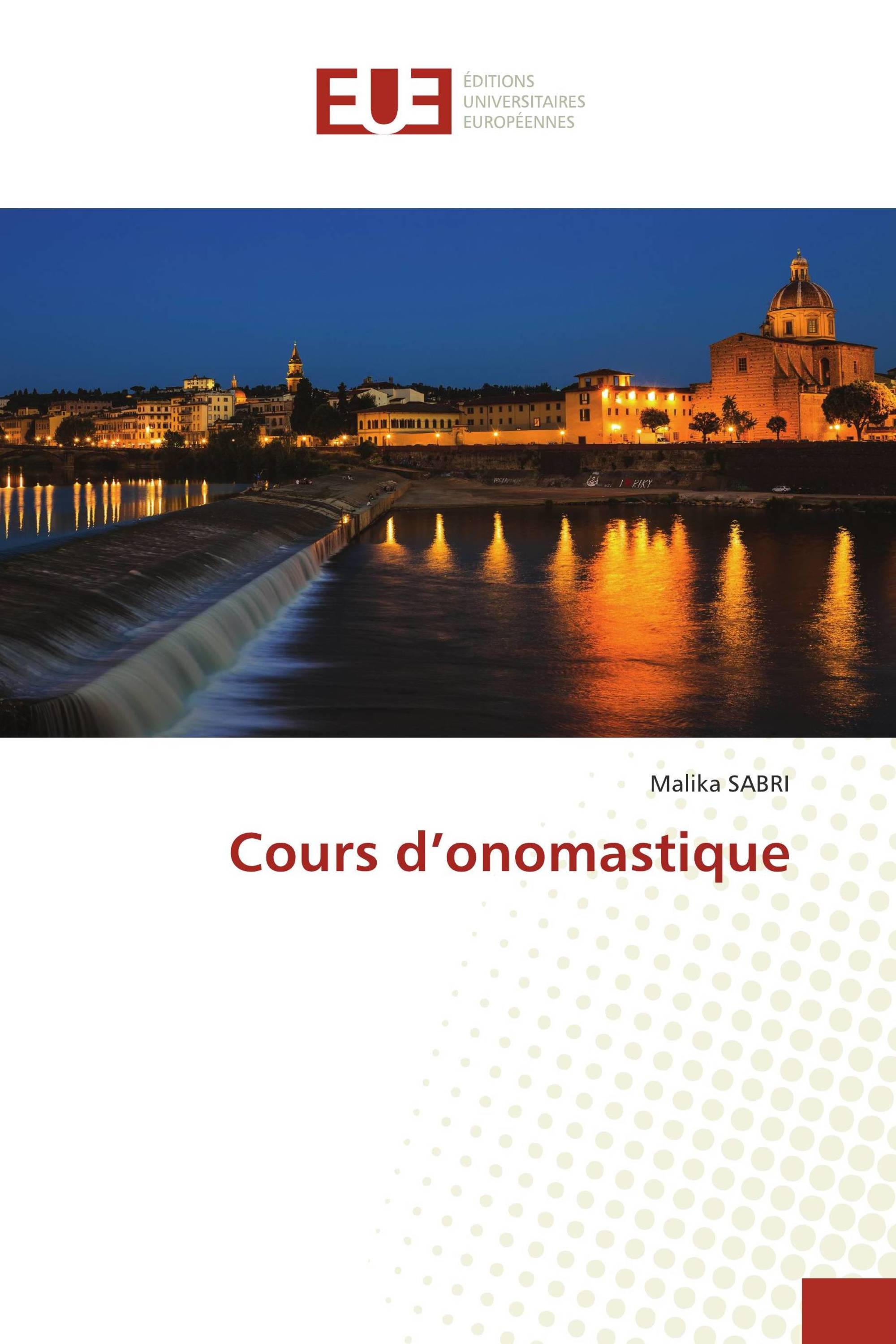 Cours d’onomastique