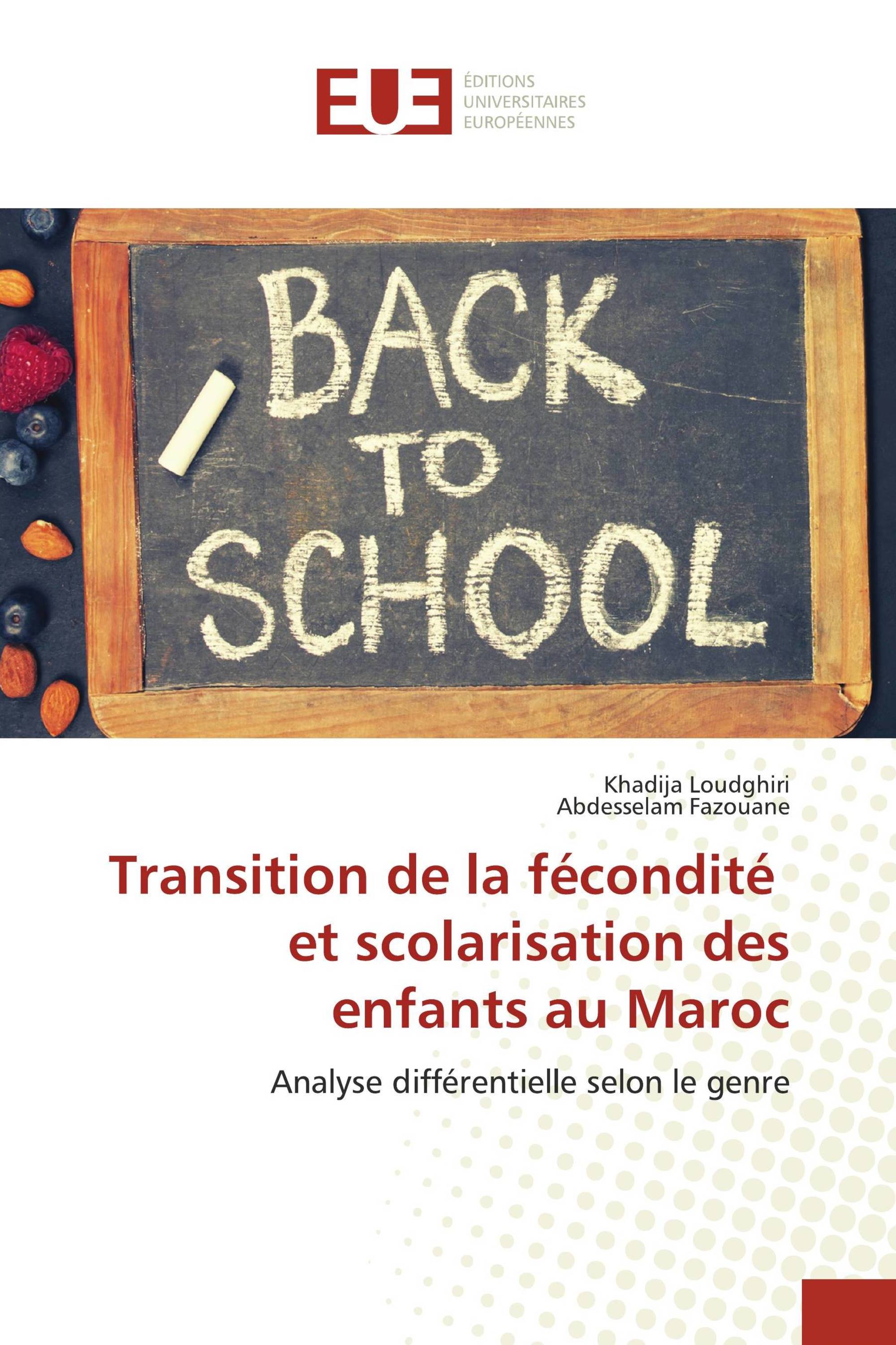 Transition de la fécondité et scolarisation des enfants au Maroc