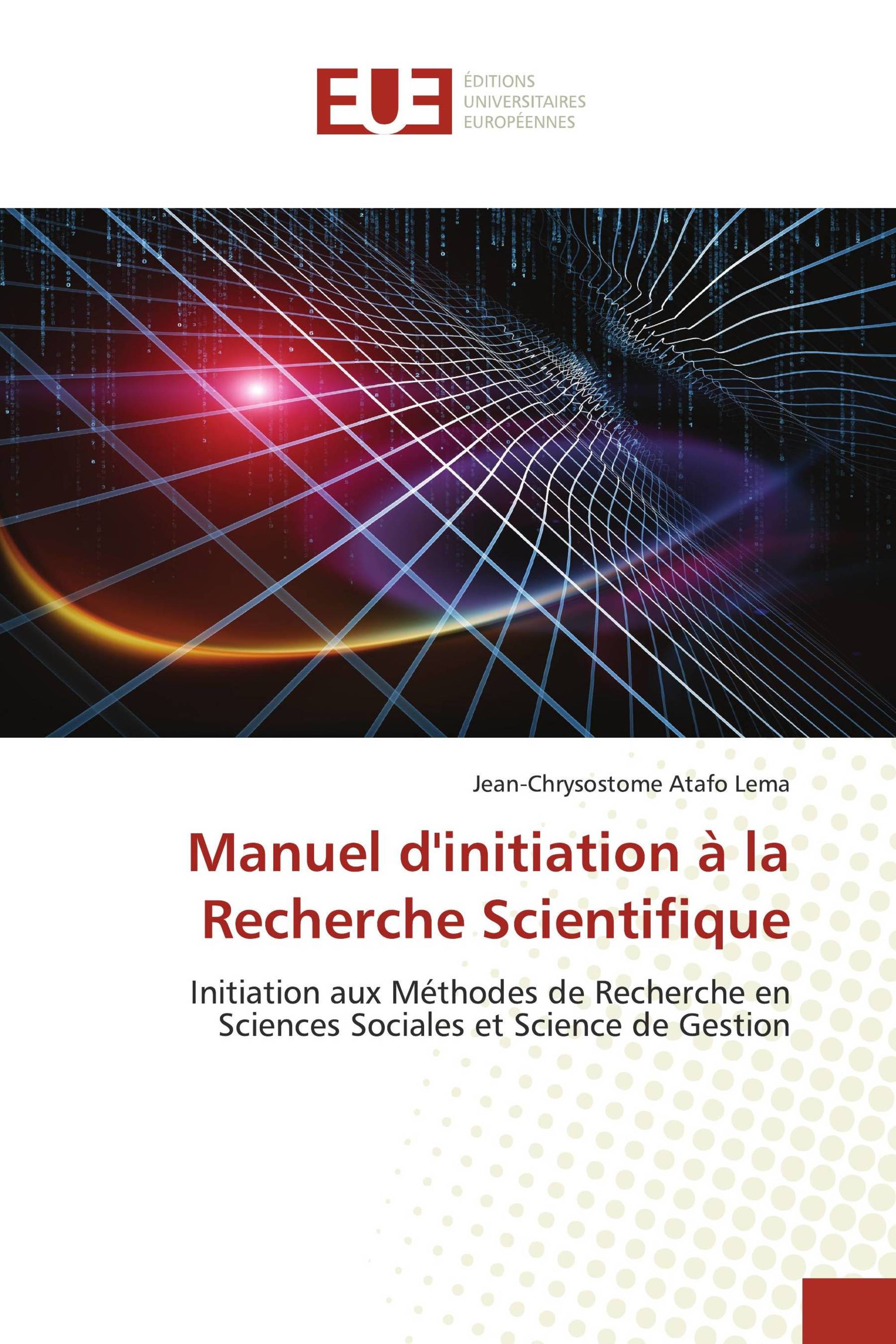 Manuel d'initiation à la Recherche Scientifique