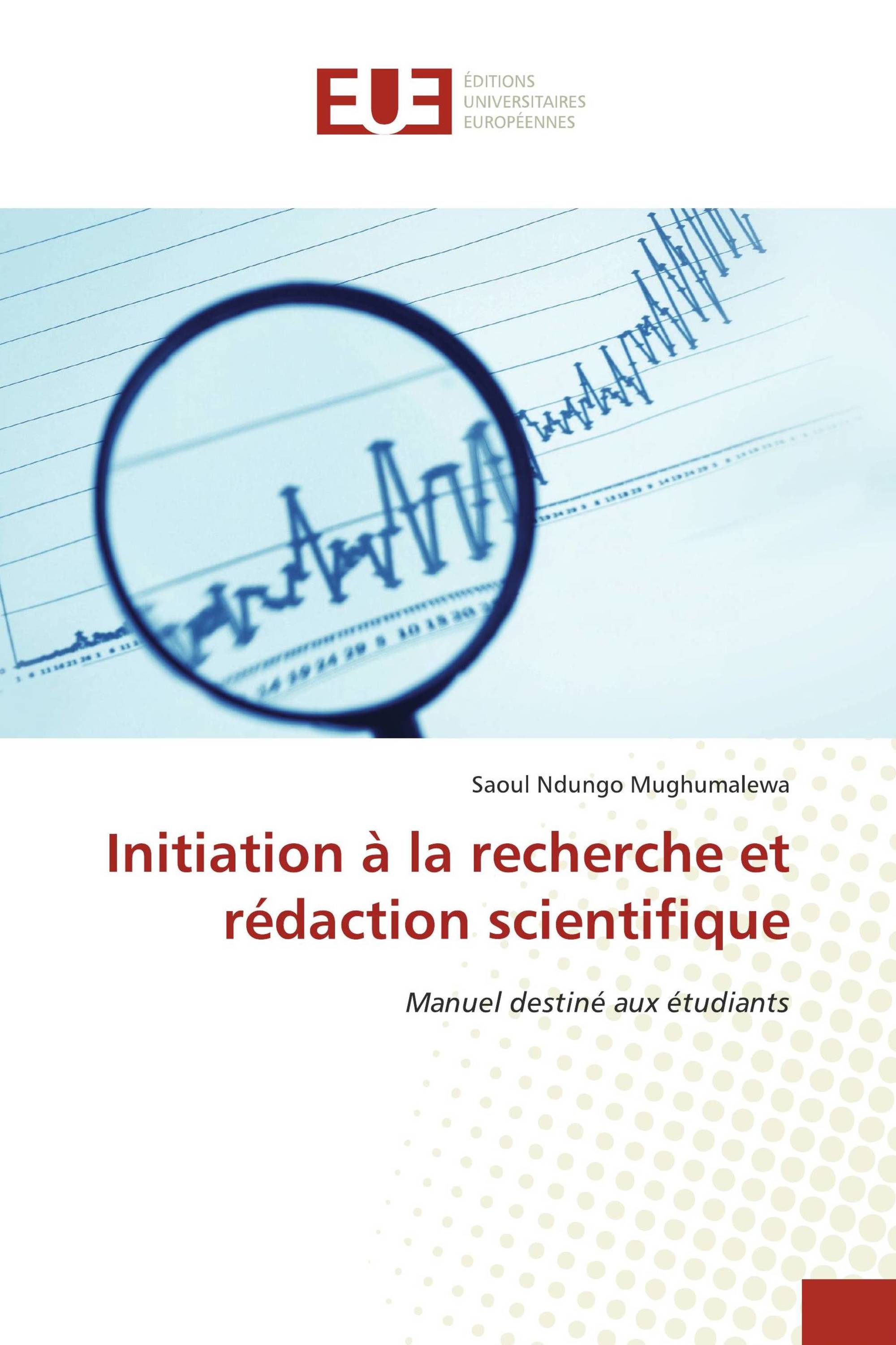 Initiation à la recherche et rédaction scientifique