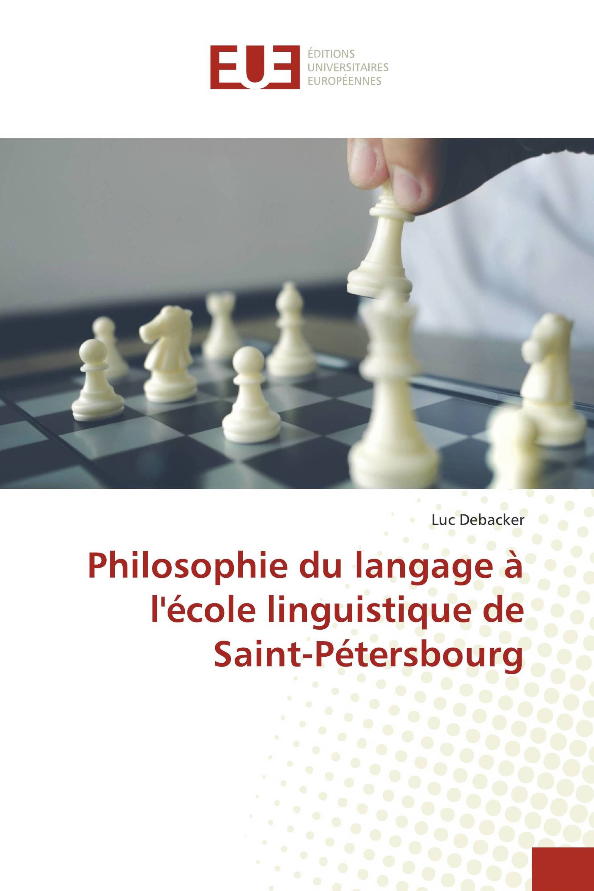 Philosophie du langage à l'école linguistique de Saint-Pétersbourg