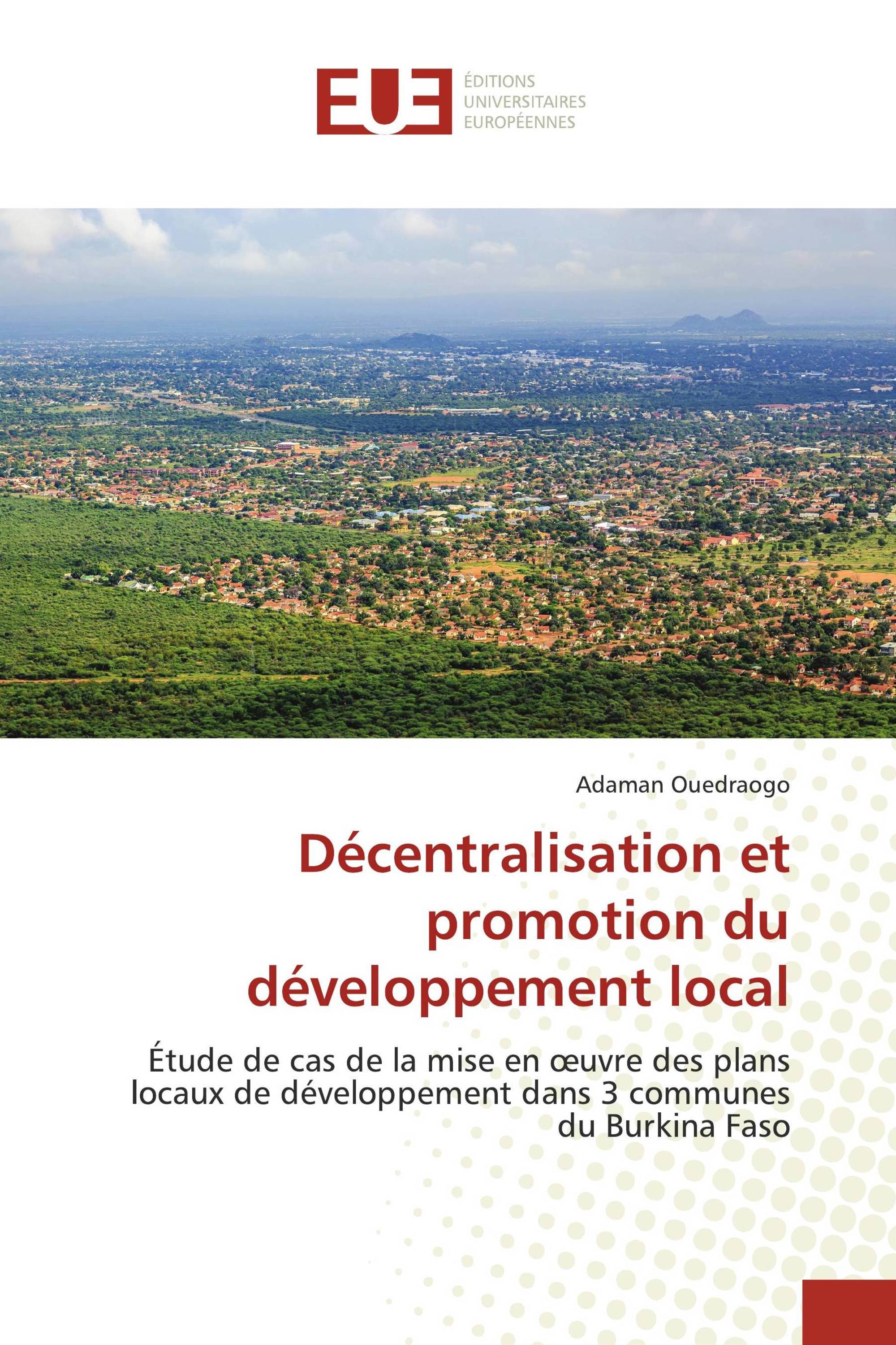 Décentralisation et promotion du développement local