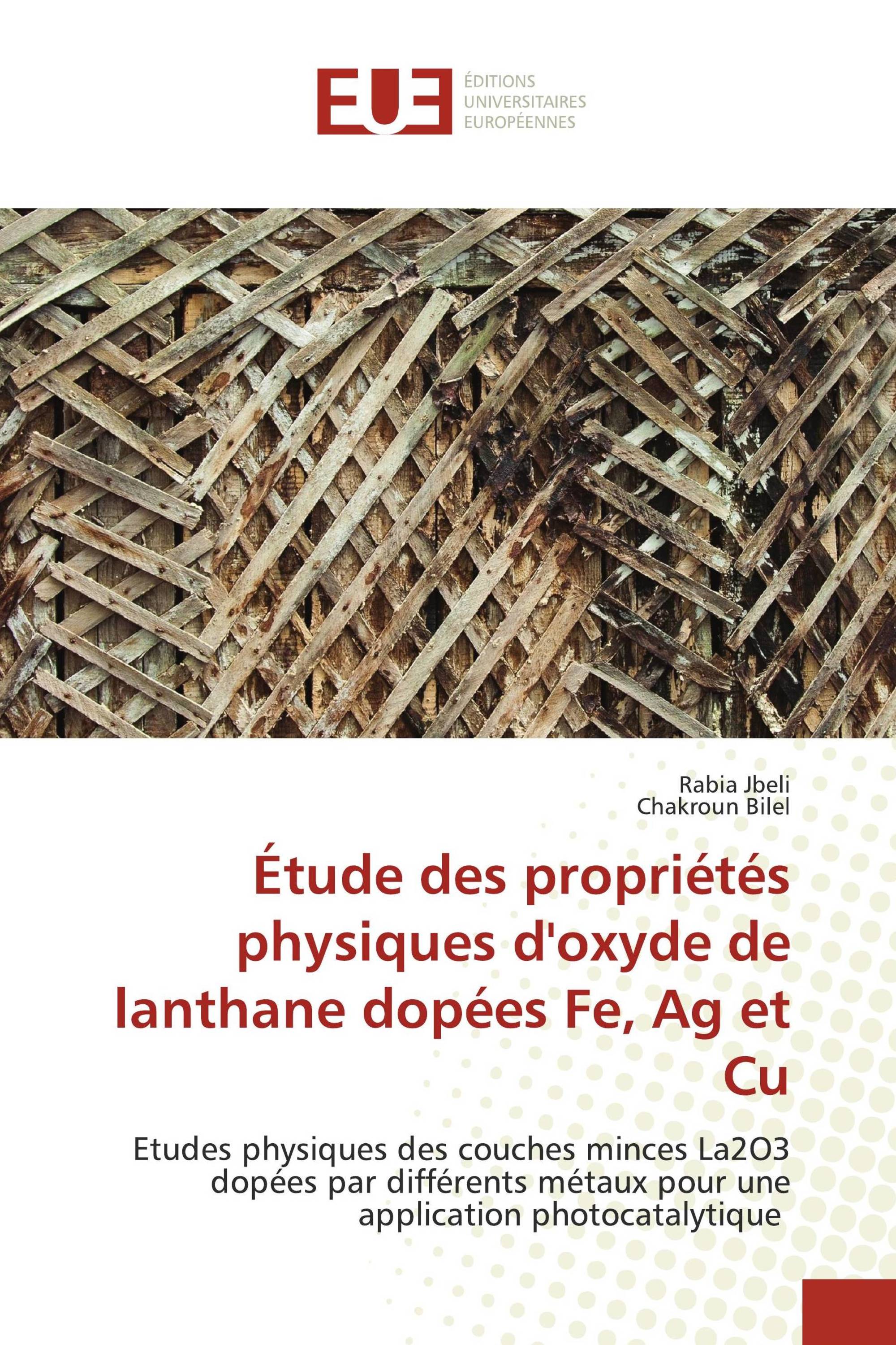 Étude des propriétés physiques d'oxyde de lanthane dopées Fe, Ag et Cu