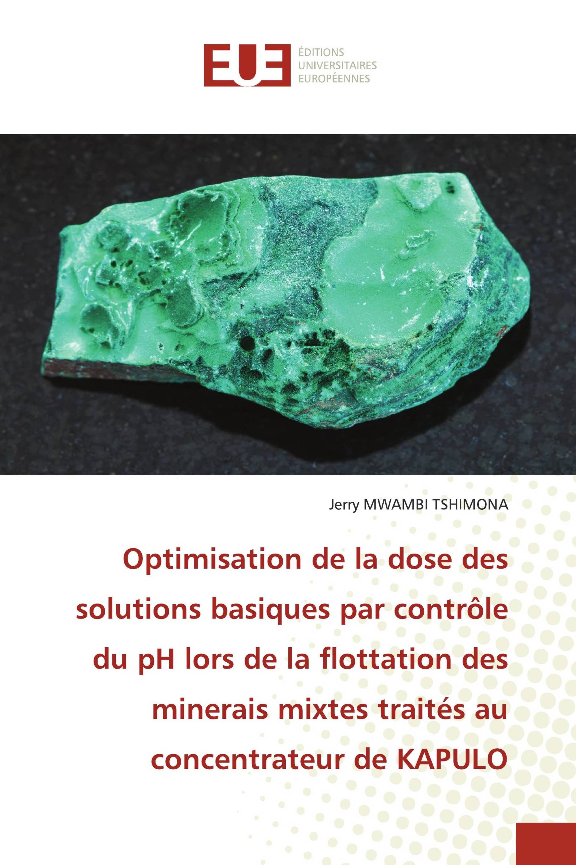 Optimisation de la dose des solutions basiques par contrôle du pH lors de la flottation des minerais mixtes traités au concentrateur de KAPULO